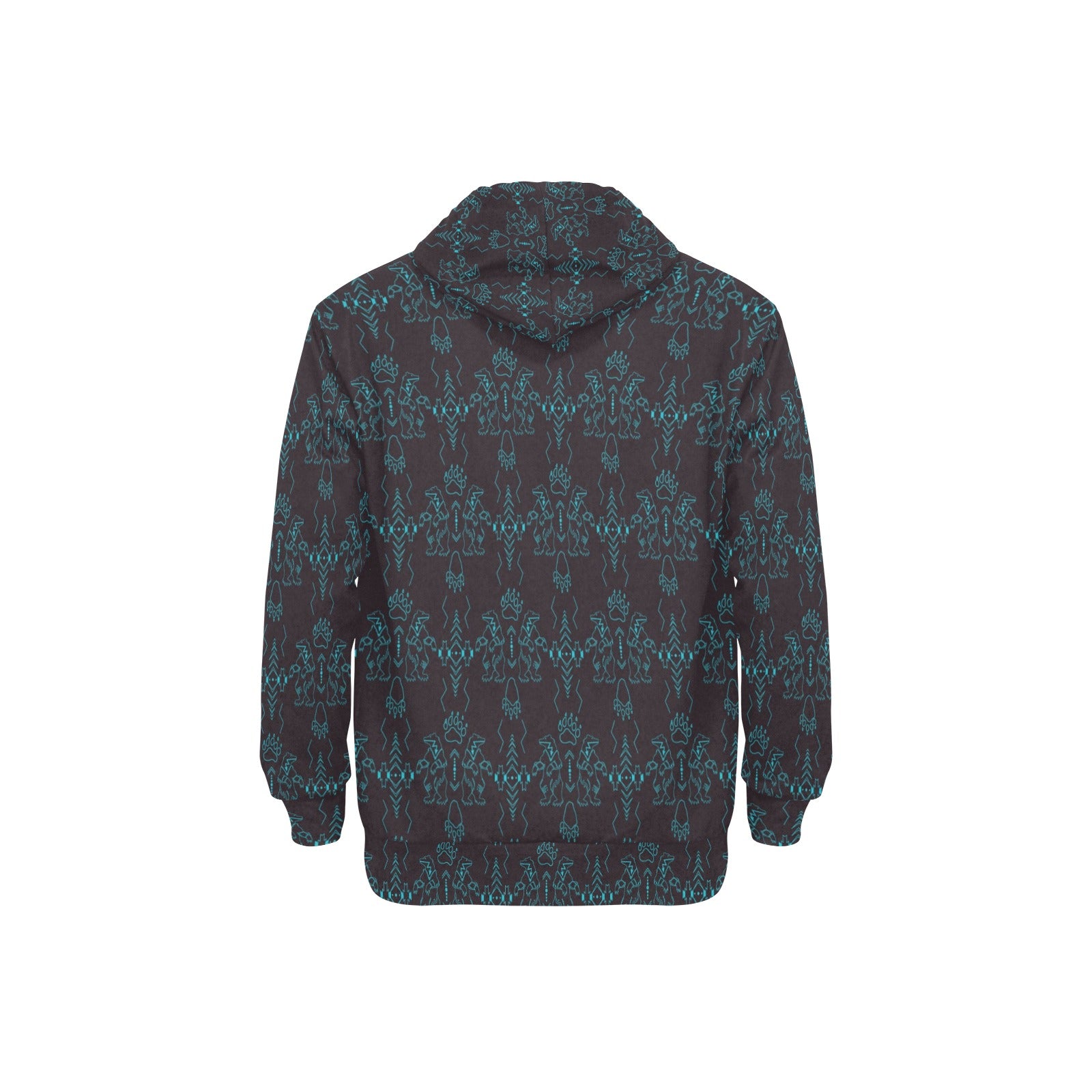 Ledger Bear Men's Long Sleeve Fleece Hoodie