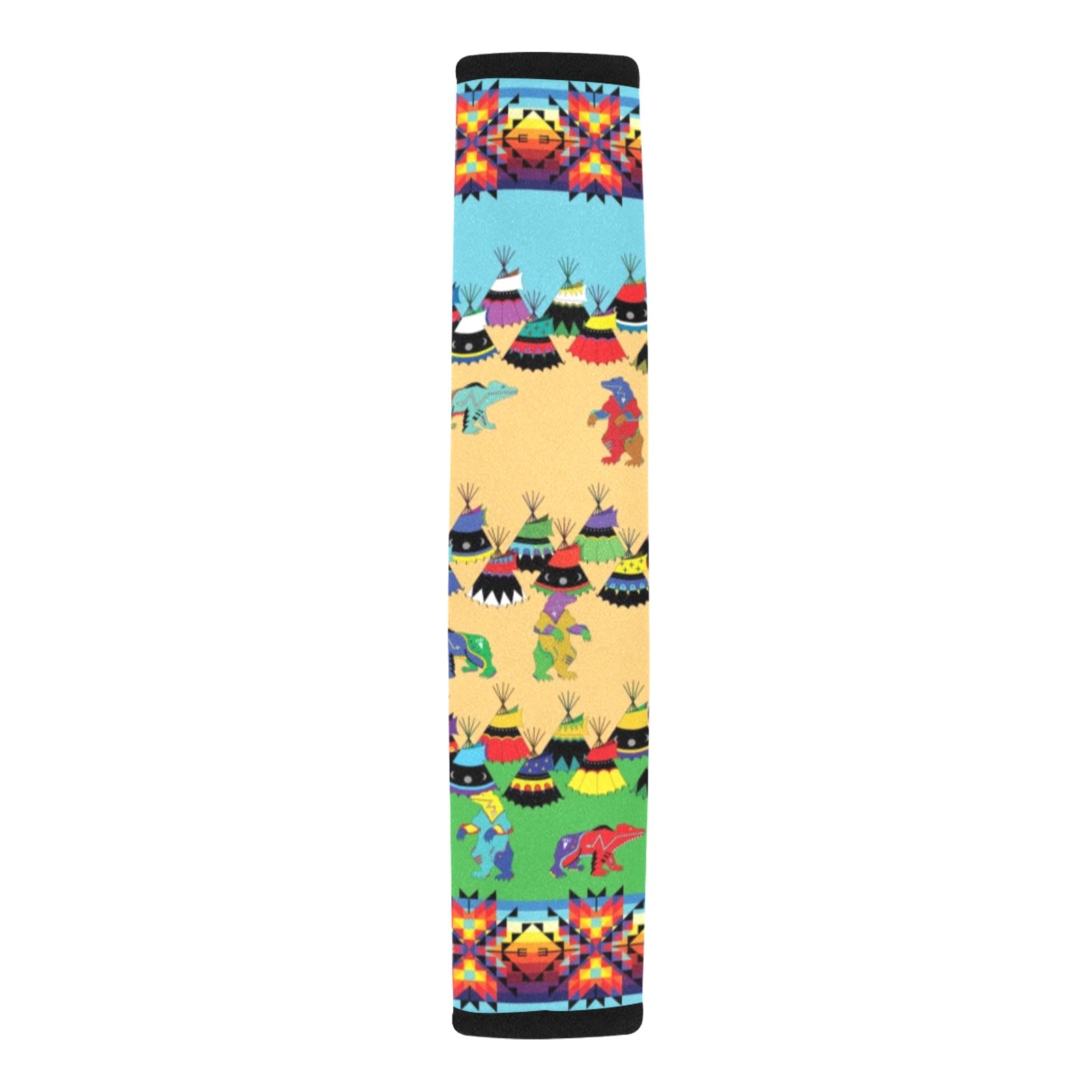 Bear Medicine Car Seat Belt Cover 7''x12.6'' (Pack of 2)