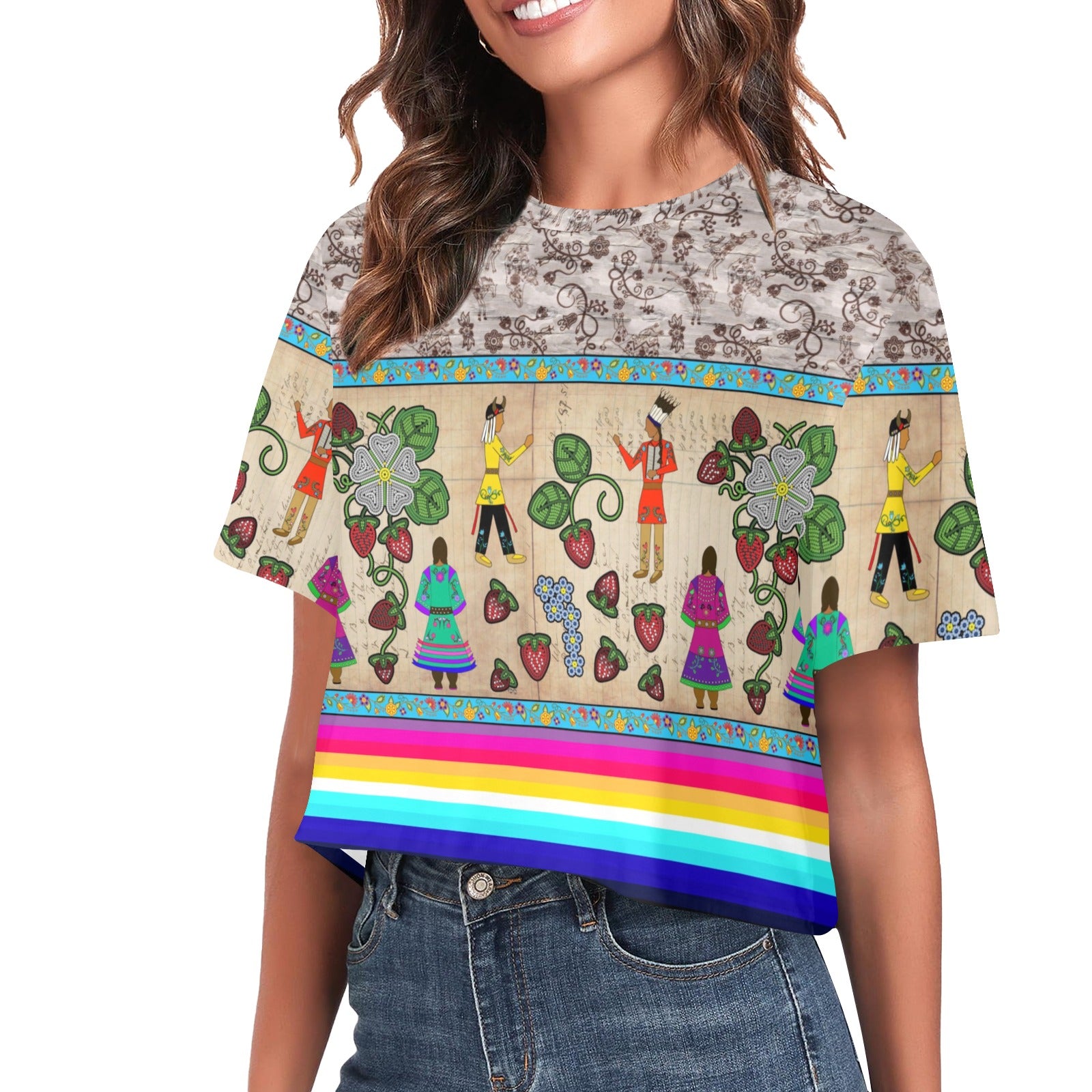 Love Stories Women's Cropped T-shirt