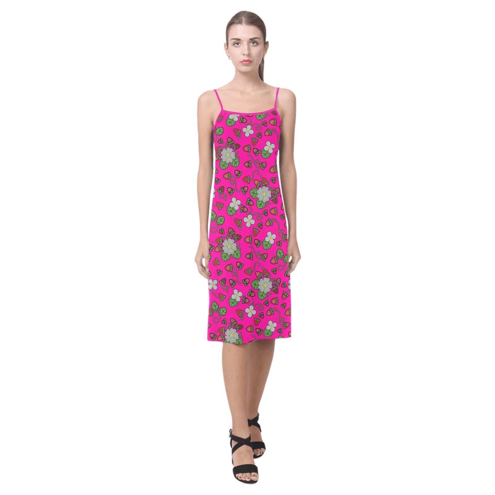 Strawberry Dreams Blush Alcestis Slip Dress