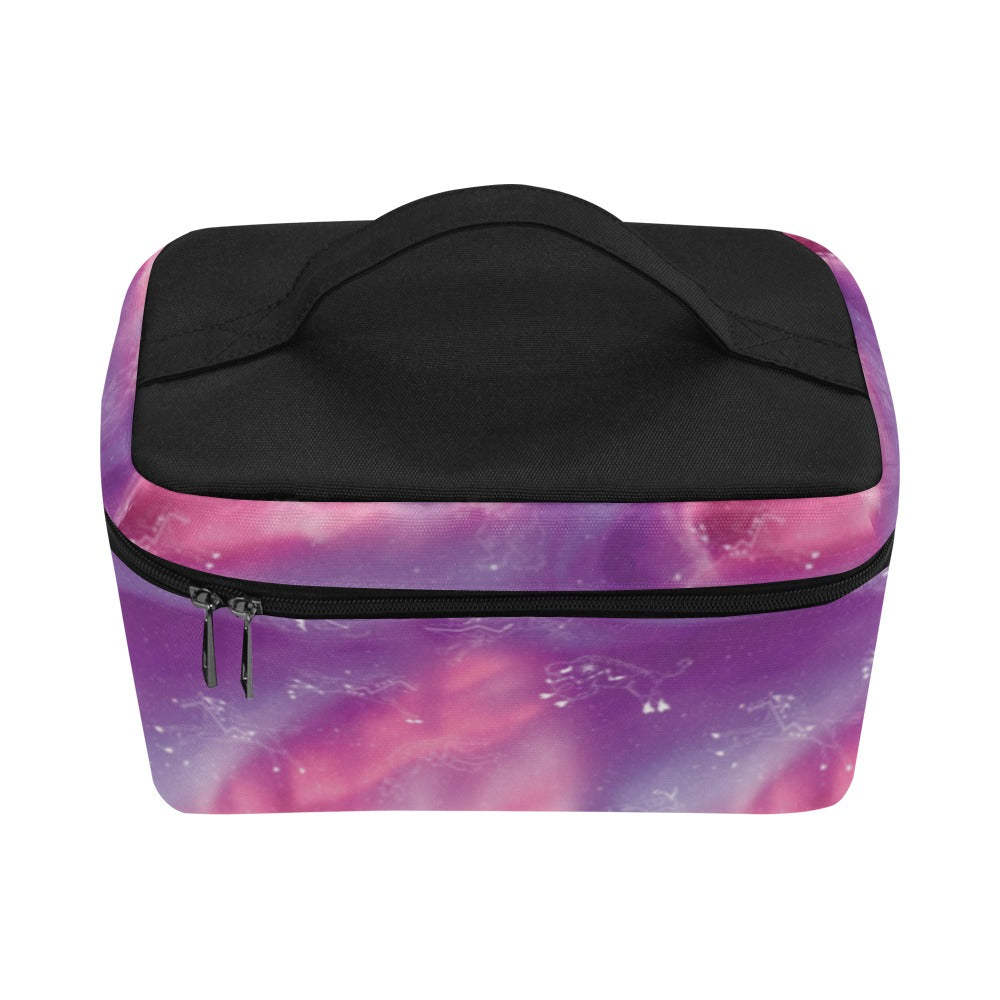 Animal Ancestors 7 Aurora Gases Pink and Purple Cosmetic Bag/Large