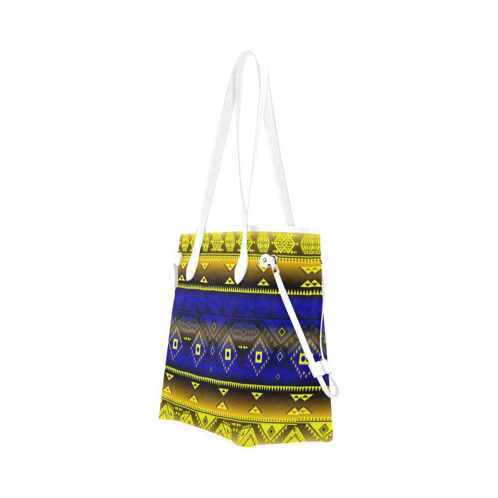 California Coast Afternoon Storm Clover Canvas Tote Bag (Model 1661) Clover Canvas Tote Bag (1661) e-joyer