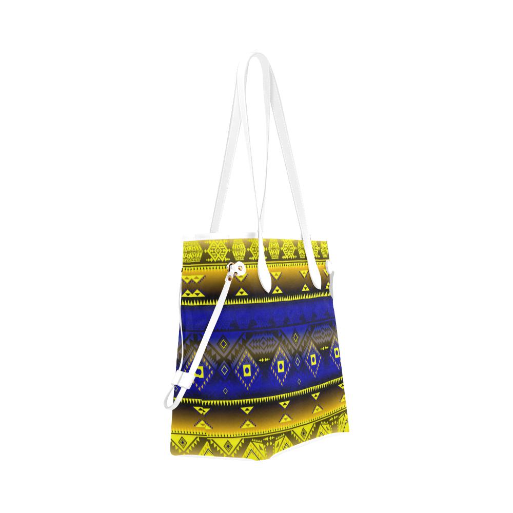 California Coast Afternoon Storm Clover Canvas Tote Bag (Model 1661) Clover Canvas Tote Bag (1661) e-joyer