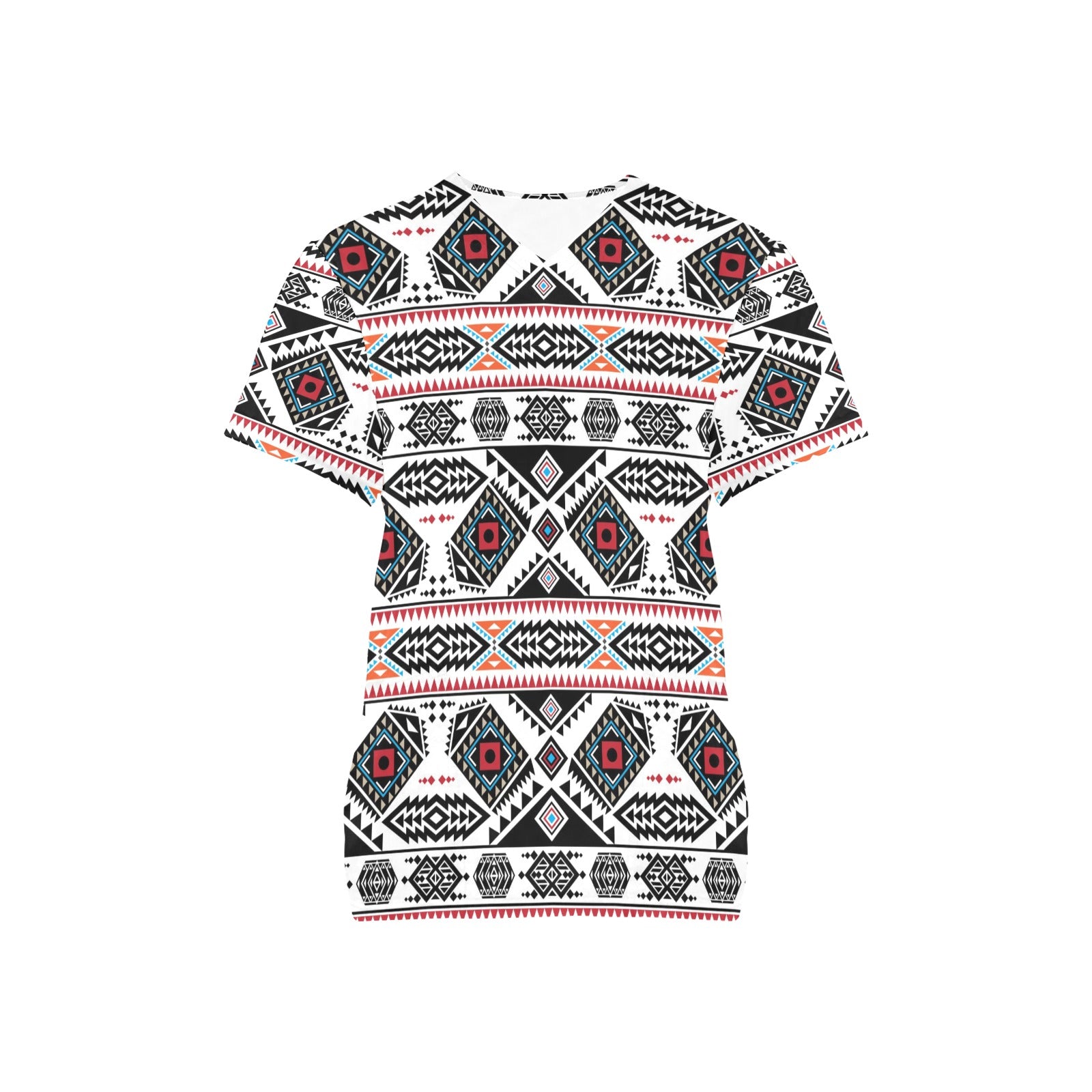 California Coast All Over Print Scrub Top Scrub Top e-joyer