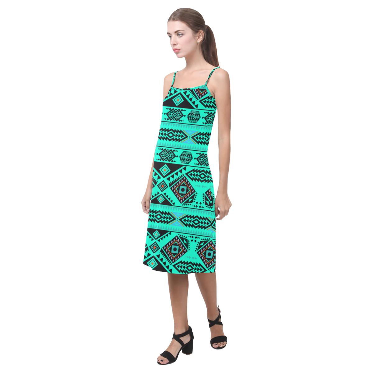 California Coast Big Seas Alcestis Slip Dress (Model D05) Alcestis Slip Dress (D05) e-joyer