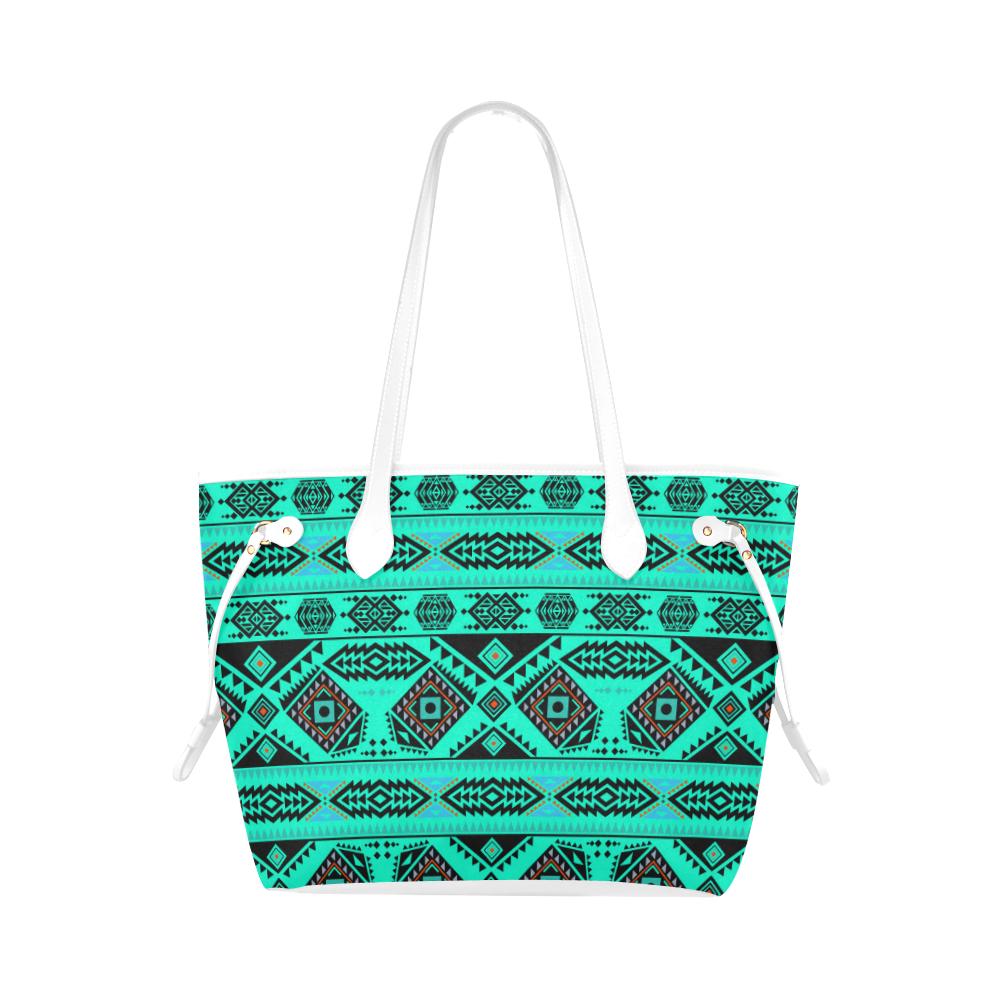 California Coast Big Seas Clover Canvas Tote Bag (Model 1661) Clover Canvas Tote Bag (1661) e-joyer
