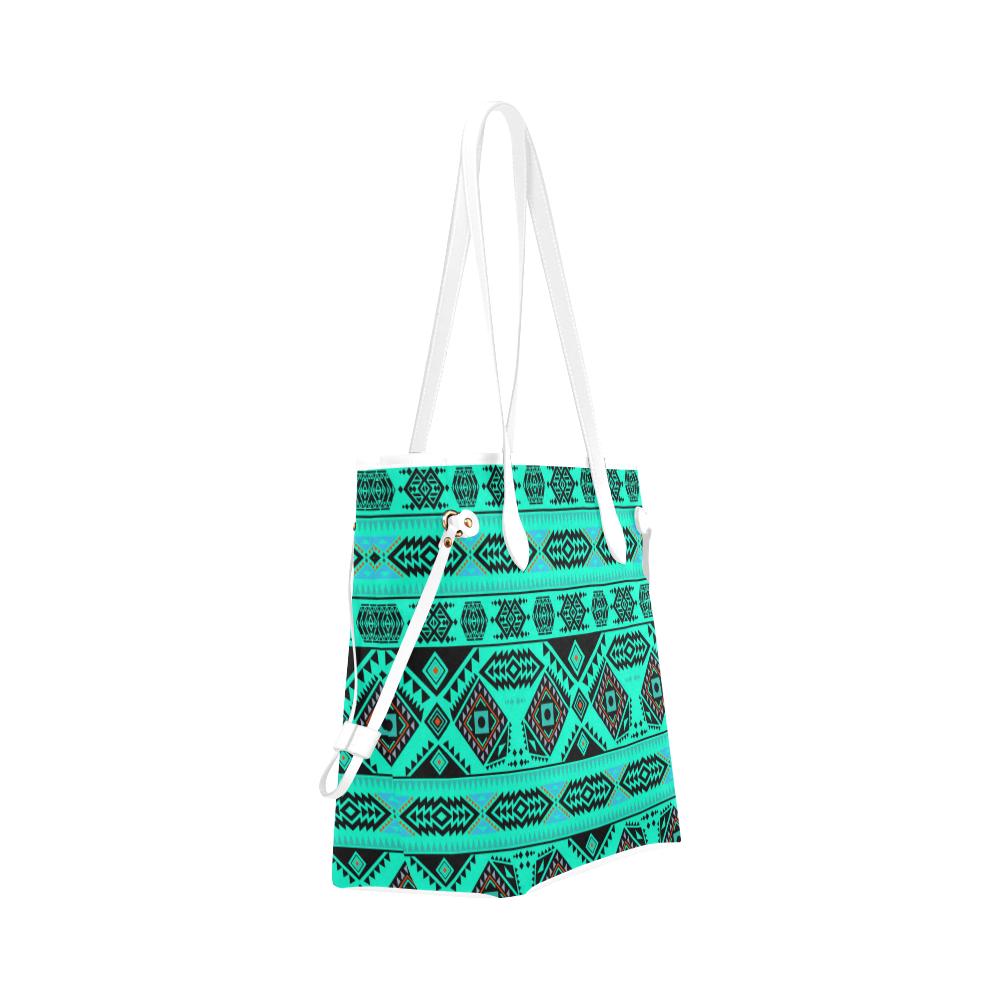 California Coast Big Seas Clover Canvas Tote Bag (Model 1661) Clover Canvas Tote Bag (1661) e-joyer