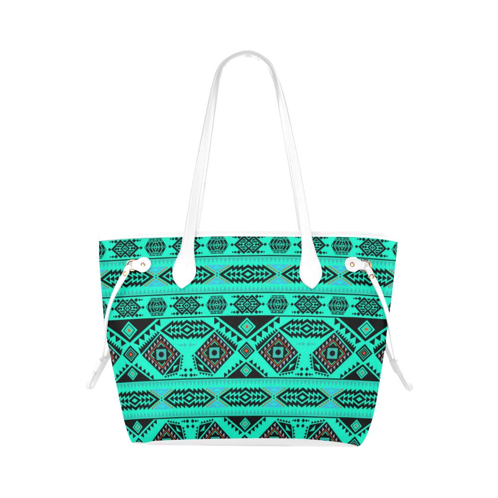 California Coast Big Seas Clover Canvas Tote Bag (Model 1661) Clover Canvas Tote Bag (1661) e-joyer