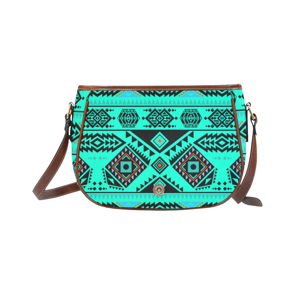 California Coast Big Seas Saddle Bag/Small (Model 1649) Full Customization Saddle Bag/Small (Full Customization) e-joyer
