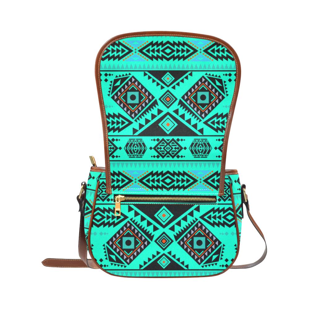 California Coast Big Seas Saddle Bag/Small (Model 1649) Full Customization Saddle Bag/Small (Full Customization) e-joyer
