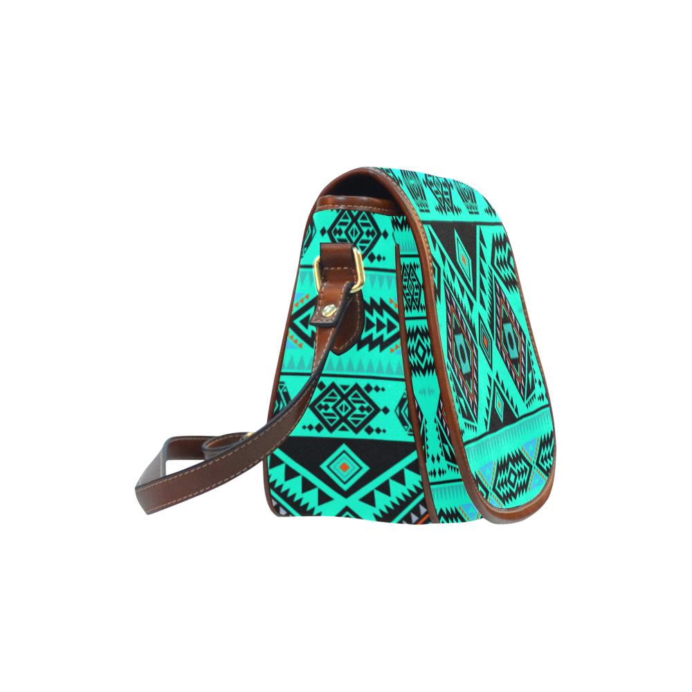 California Coast Big Seas Saddle Bag/Small (Model 1649) Full Customization Saddle Bag/Small (Full Customization) e-joyer