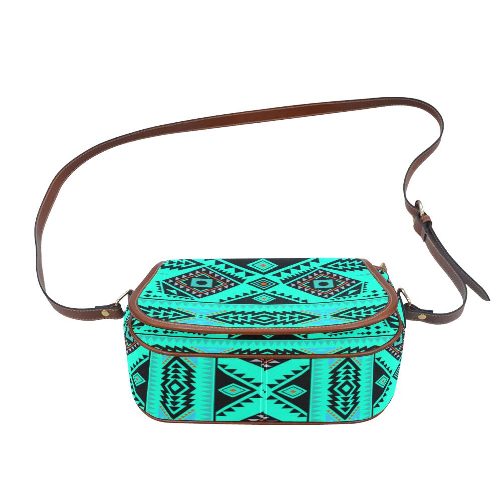 California Coast Big Seas Saddle Bag/Small (Model 1649) Full Customization Saddle Bag/Small (Full Customization) e-joyer