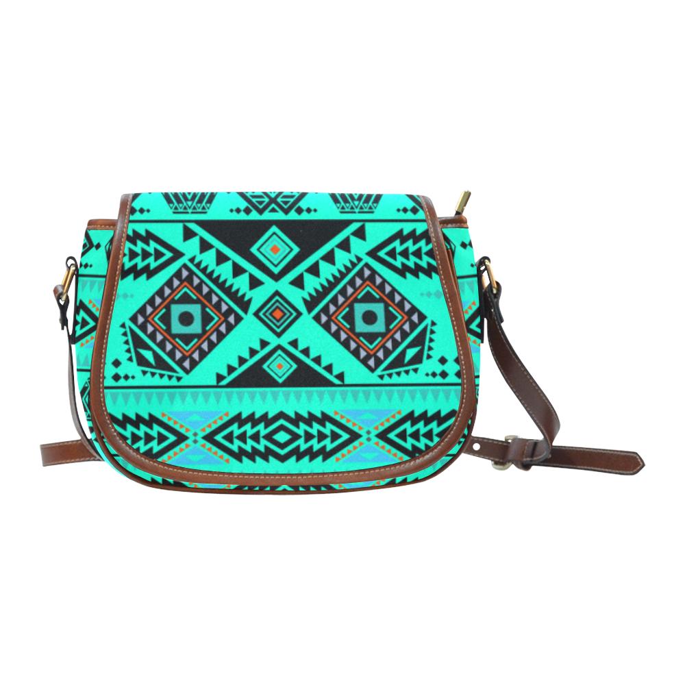 California Coast Big Seas Saddle Bag/Small (Model 1649) Full Customization Saddle Bag/Small (Full Customization) e-joyer