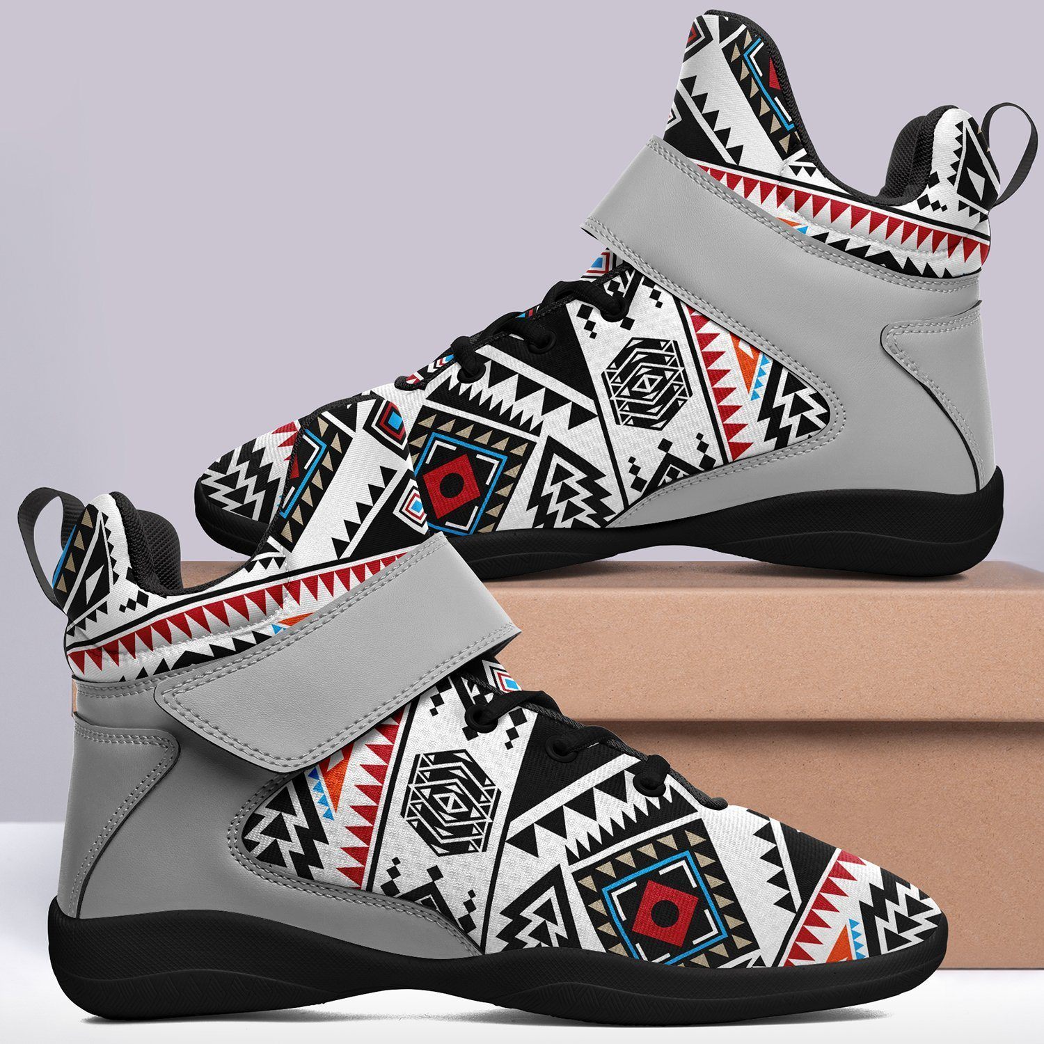 California Coast Ipottaa Basketball / Sport High Top Shoes - Black Sole 49 Dzine