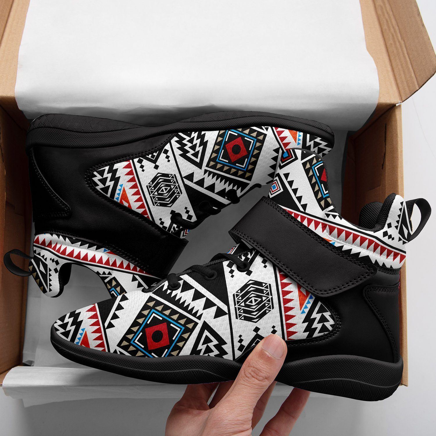 California Coast Ipottaa Basketball / Sport High Top Shoes - Black Sole 49 Dzine