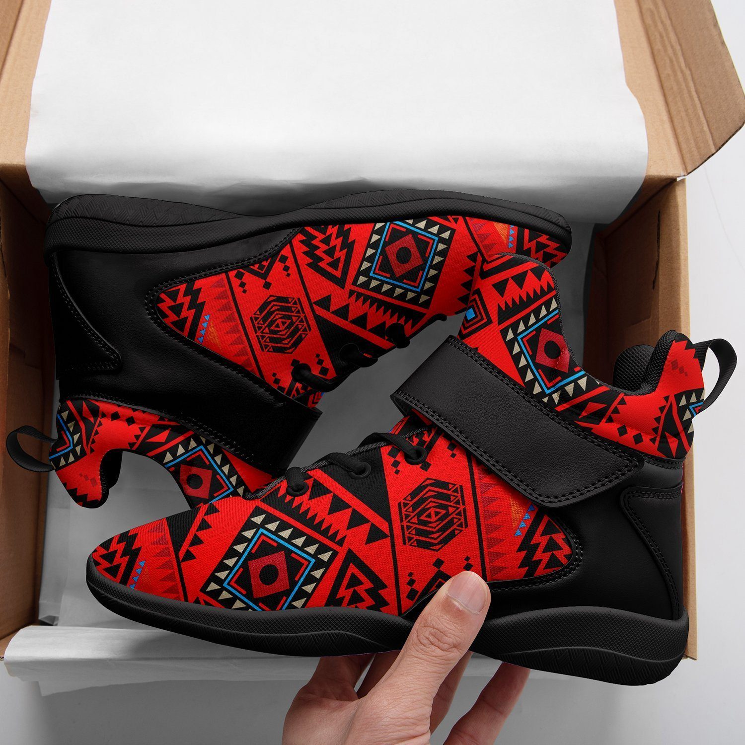 California Coast Mask Ipottaa Basketball / Sport High Top Shoes - Black Sole 49 Dzine