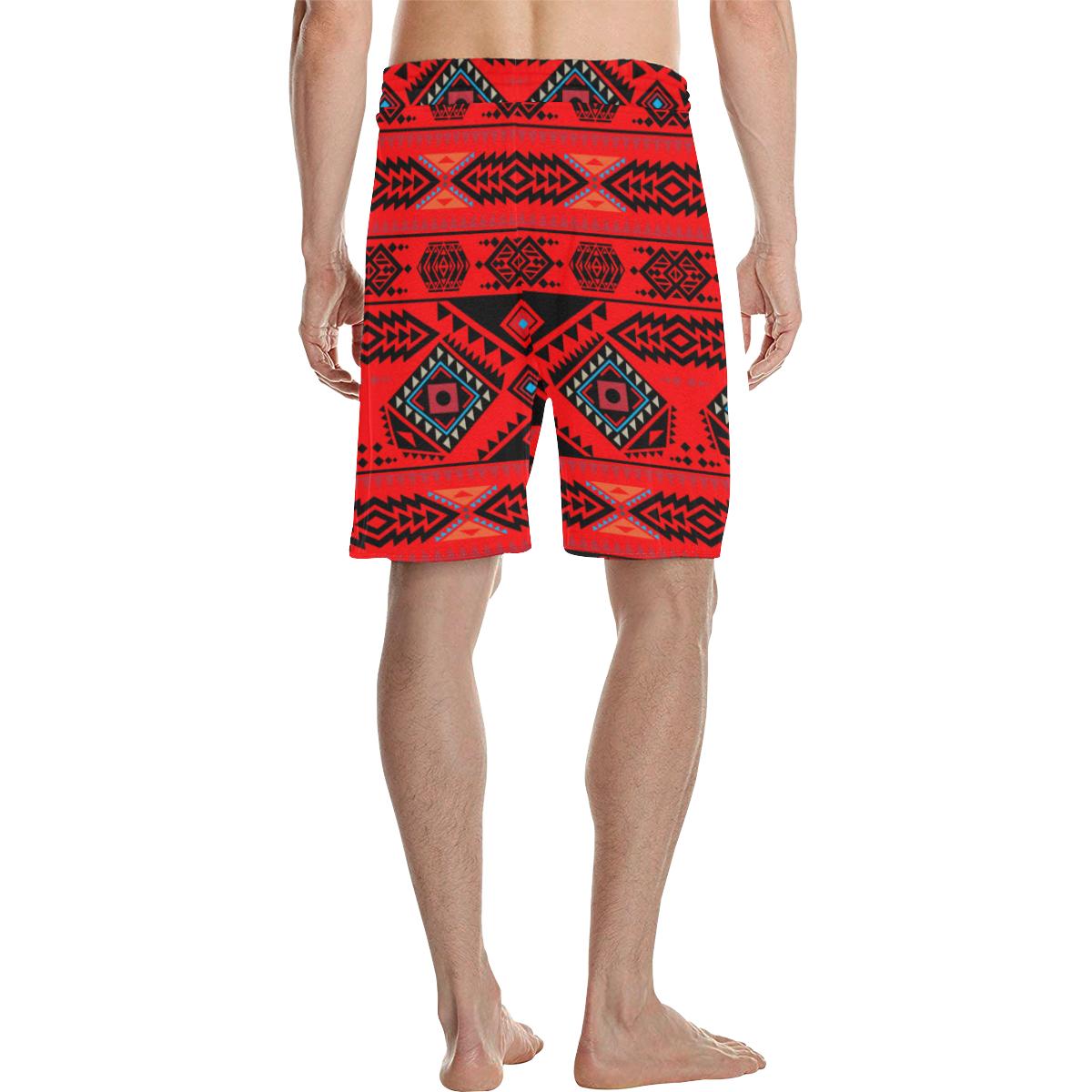 California Coast Mask Men's All Over Print Casual Shorts (Model L23) Men's Casual Shorts (L23) e-joyer