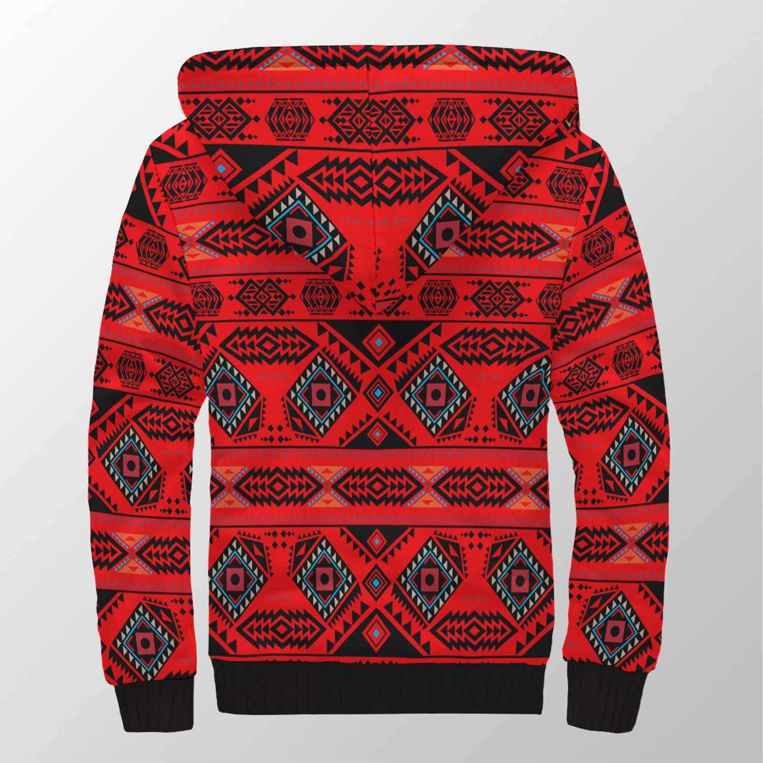 California Coast Mask Sherpa Hoodie 49 Dzine