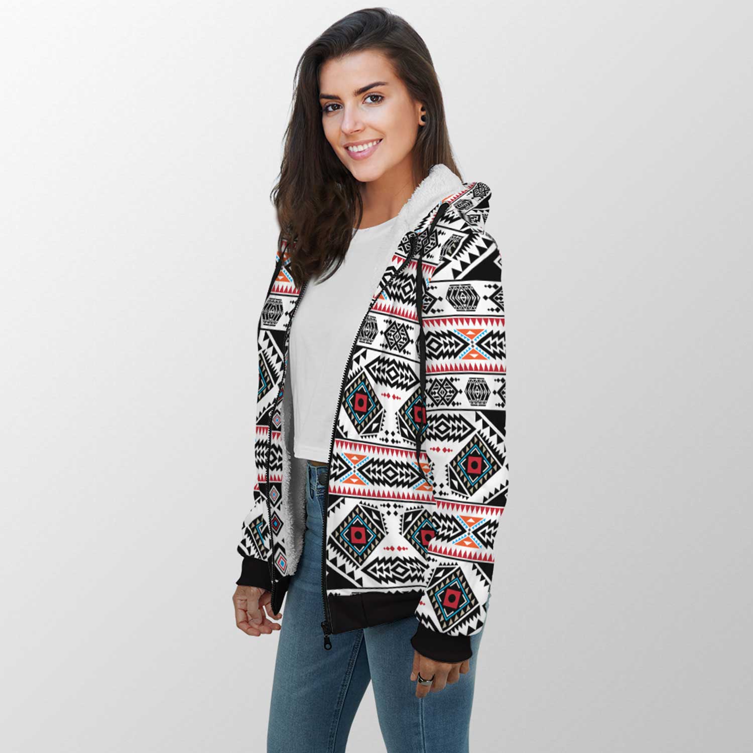 California Coast Sherpa Hoodie 49 Dzine