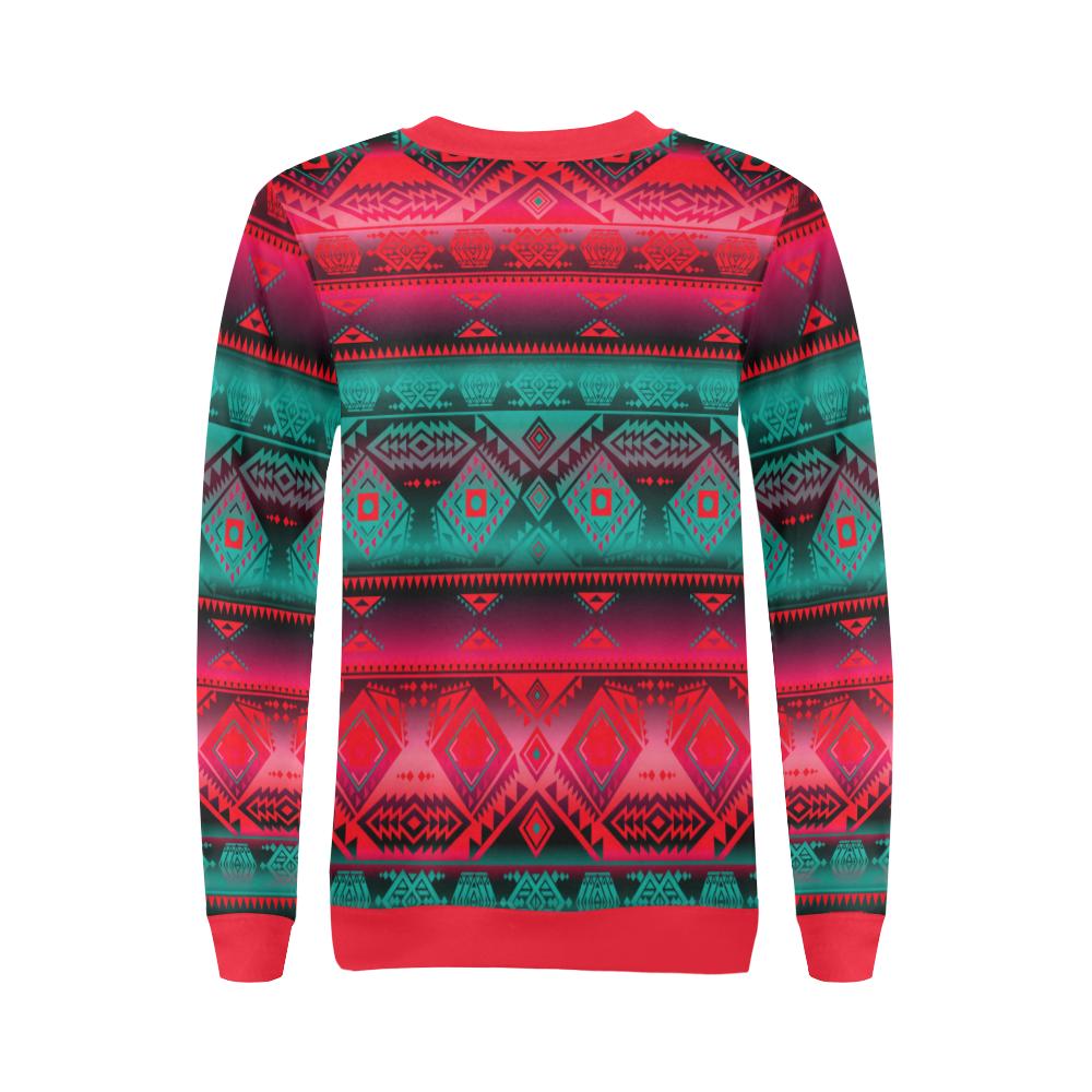 California Coast Summer Gather All Over Print Crewneck Sweatshirt for Women (Model H18) Crewneck Sweatshirt for Women (H18) e-joyer