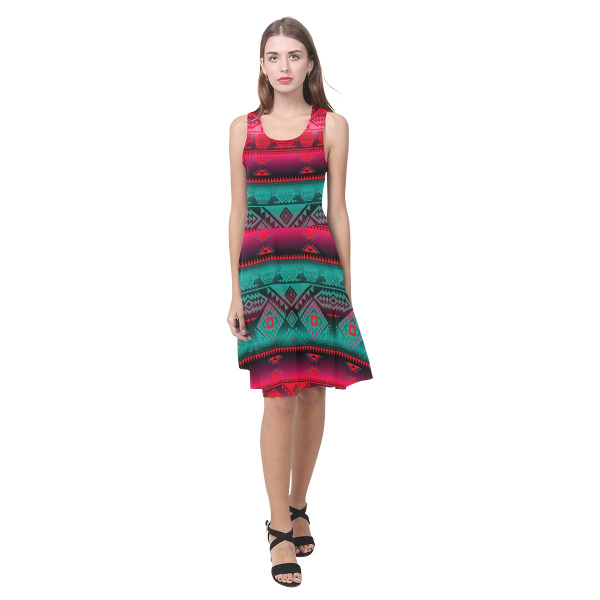 California Coast Summer Gather Atalanta Casual Sundress(Model D04) Atalanta Sundress (D04) e-joyer