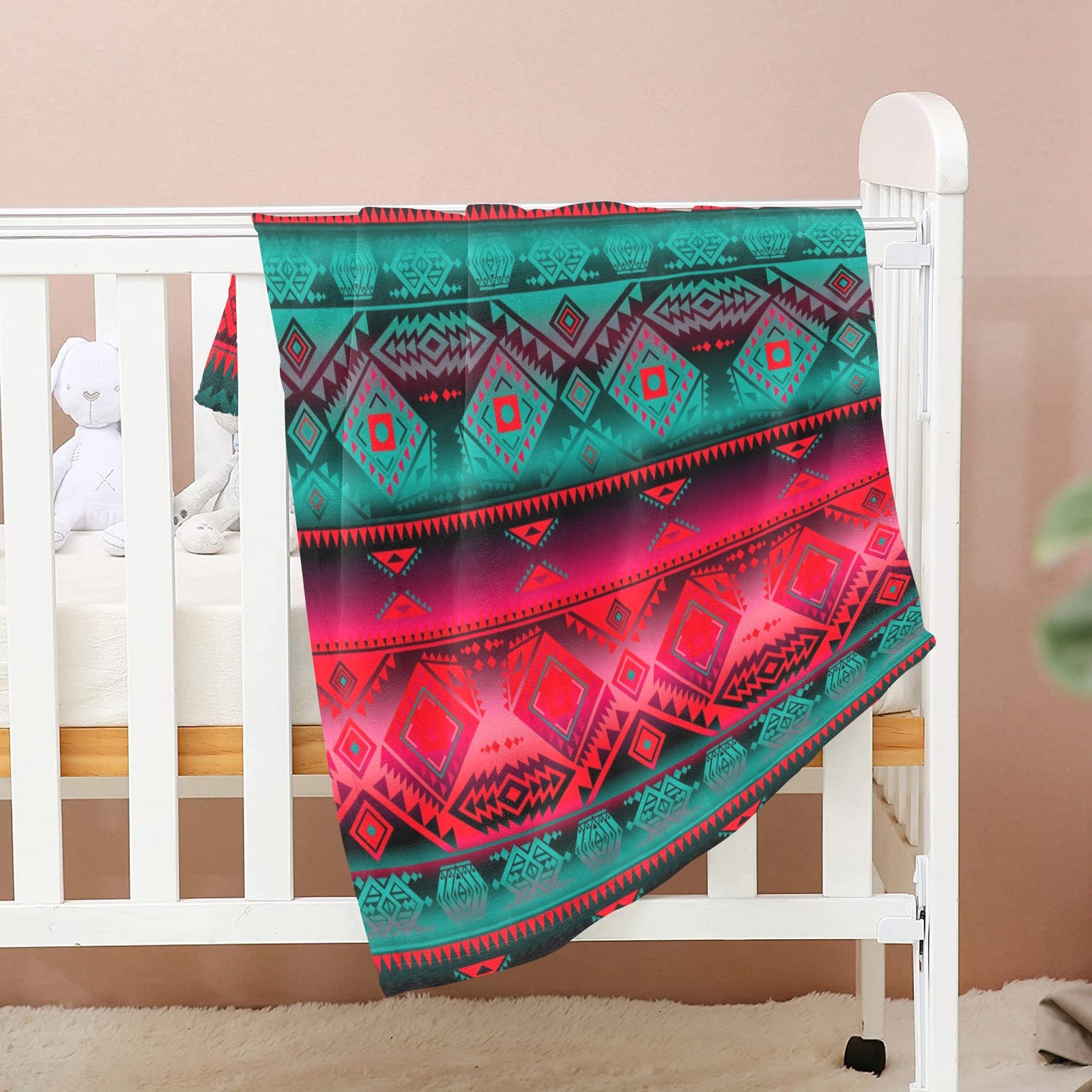 California Coast Summer Gather Baby Blanket 30"x40" Baby Blanket 30"x40" e-joyer