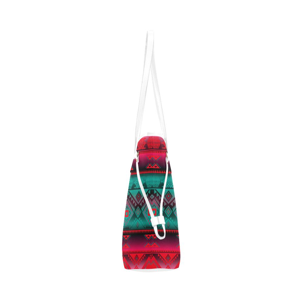 California Coast Summer Gather Clover Canvas Tote Bag (Model 1661) Clover Canvas Tote Bag (1661) e-joyer