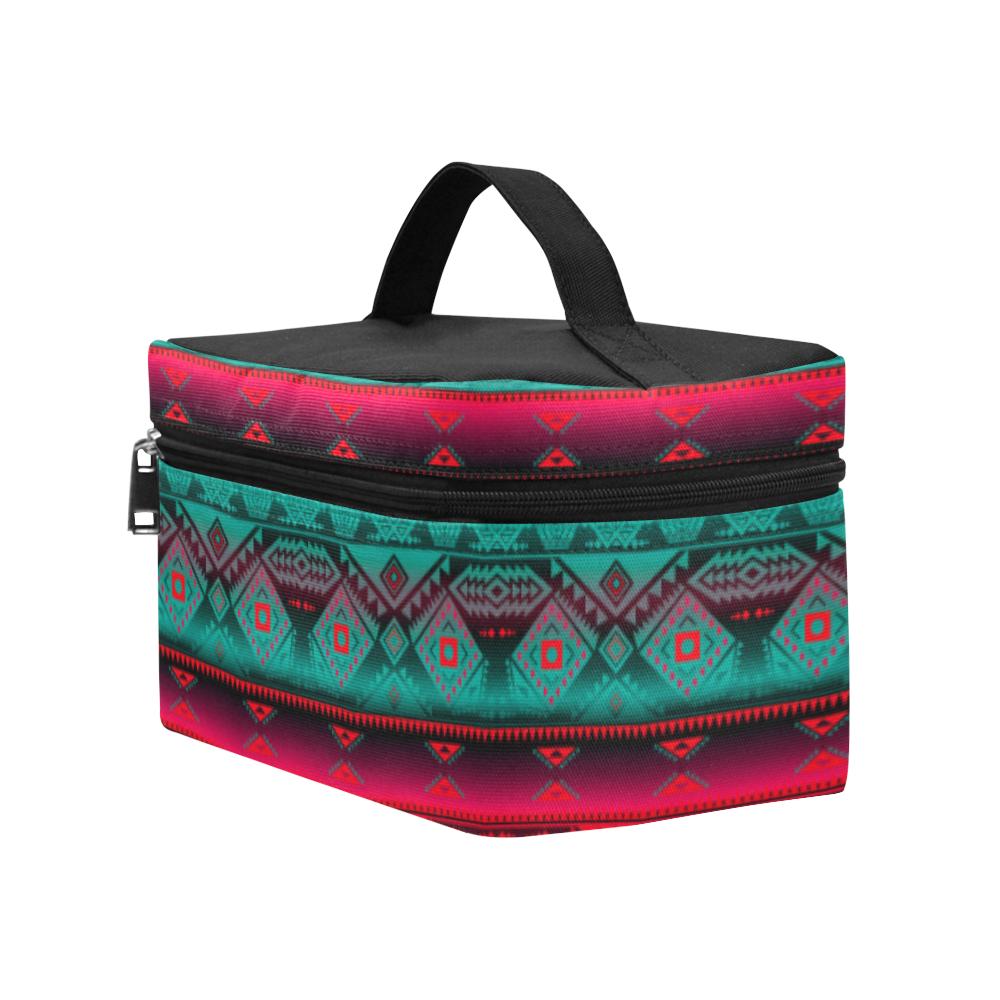 California Coast Summer Gather Cosmetic Bag/Large (Model 1658) Cosmetic Bag e-joyer