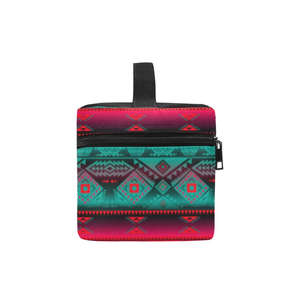 California Coast Summer Gather Cosmetic Bag/Large (Model 1658) Cosmetic Bag e-joyer