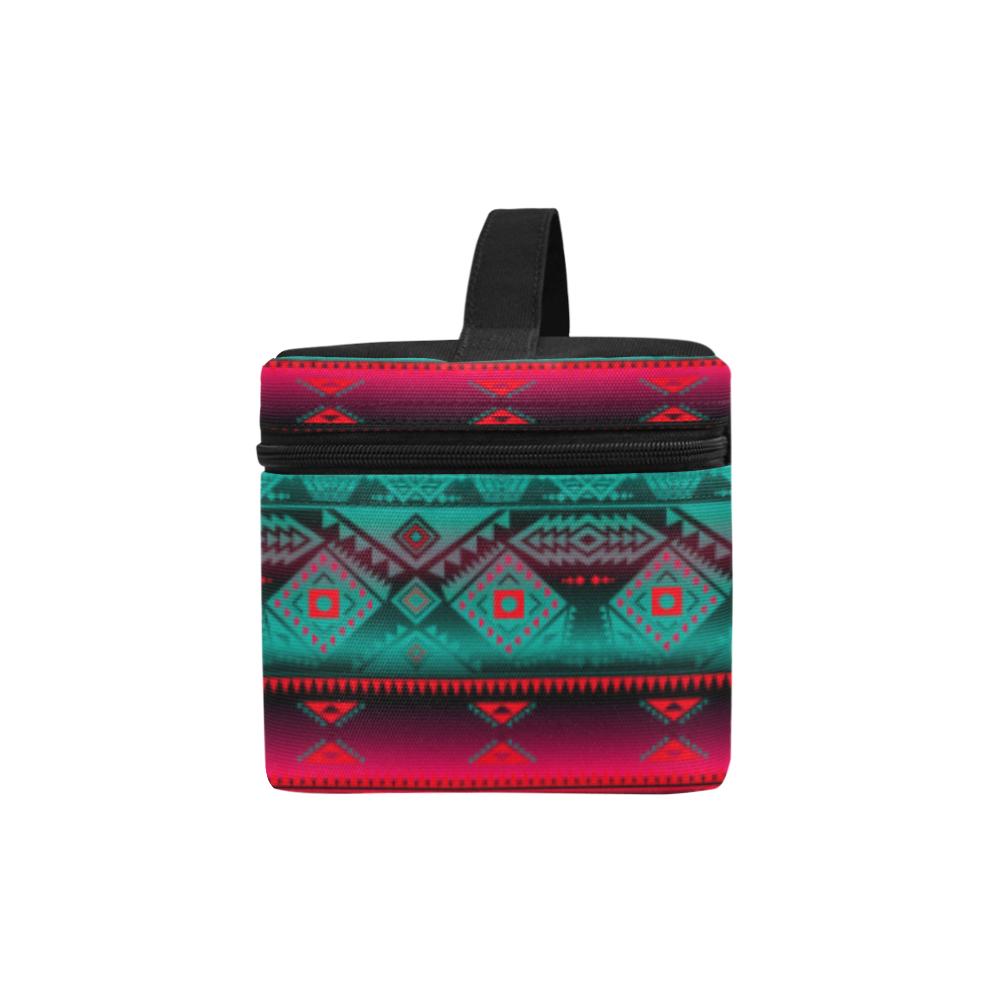California Coast Summer Gather Cosmetic Bag/Large (Model 1658) Cosmetic Bag e-joyer