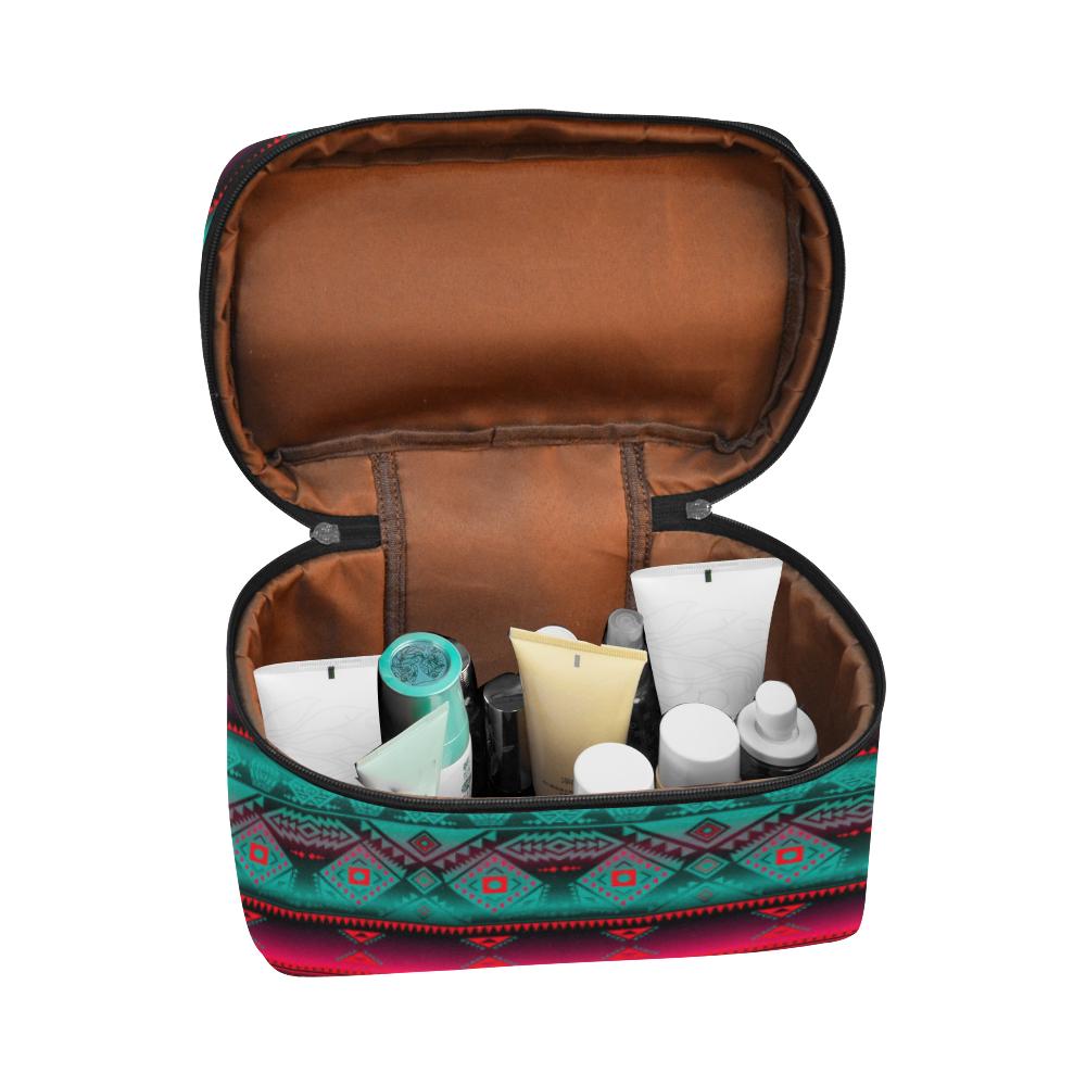 California Coast Summer Gather Cosmetic Bag/Large (Model 1658) Cosmetic Bag e-joyer