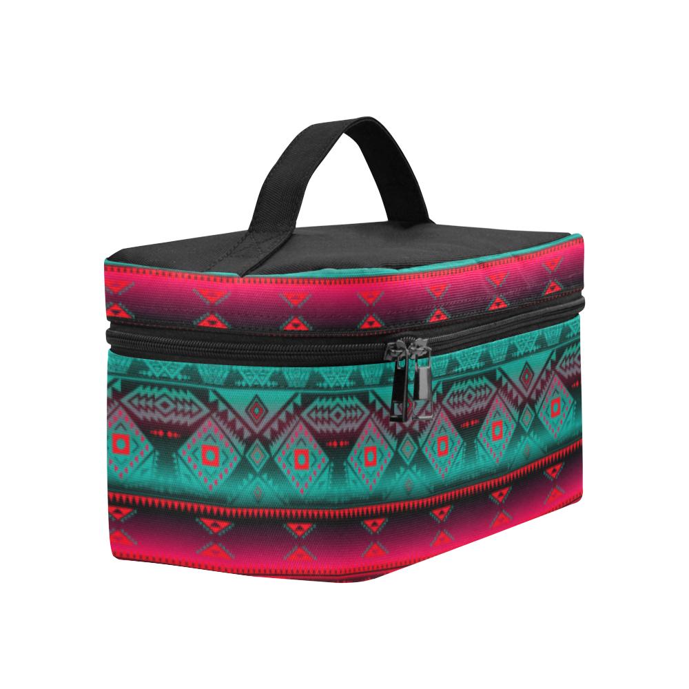 California Coast Summer Gather Cosmetic Bag/Large (Model 1658) Cosmetic Bag e-joyer