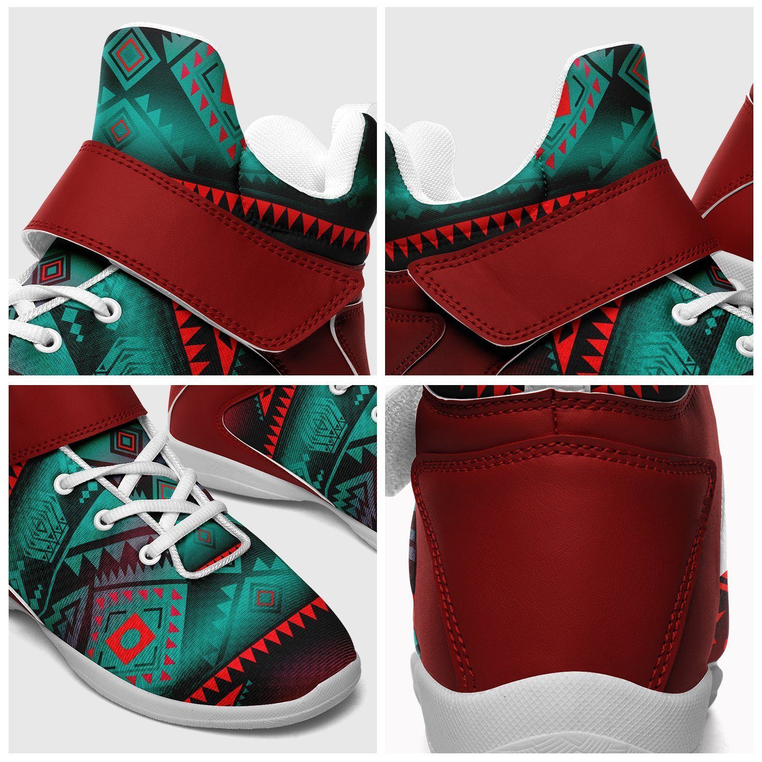California Coast Summer Gather Ipottaa Basketball / Sport High Top Shoes - White Sole 49 Dzine