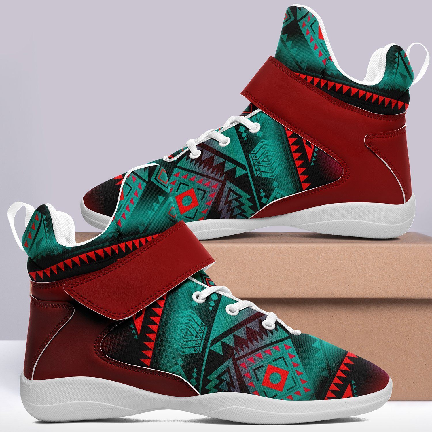 California Coast Summer Gather Ipottaa Basketball / Sport High Top Shoes - White Sole 49 Dzine