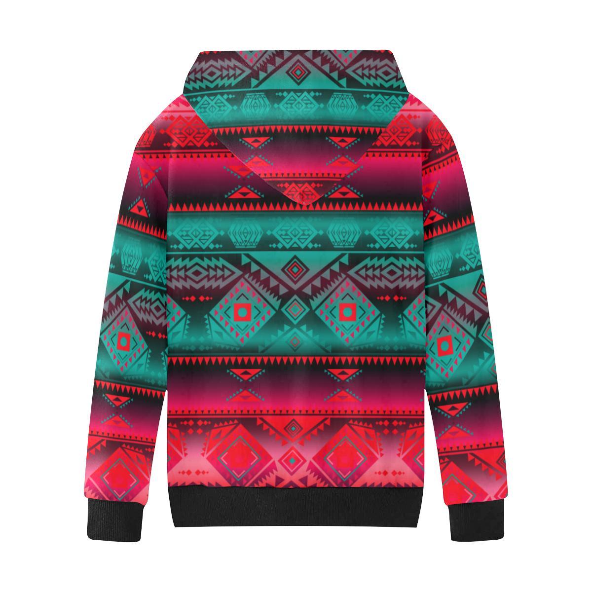 California Coast Summer Gather Kids' All Over Print Hoodie (Model H38) Kids' AOP Hoodie (H38) e-joyer