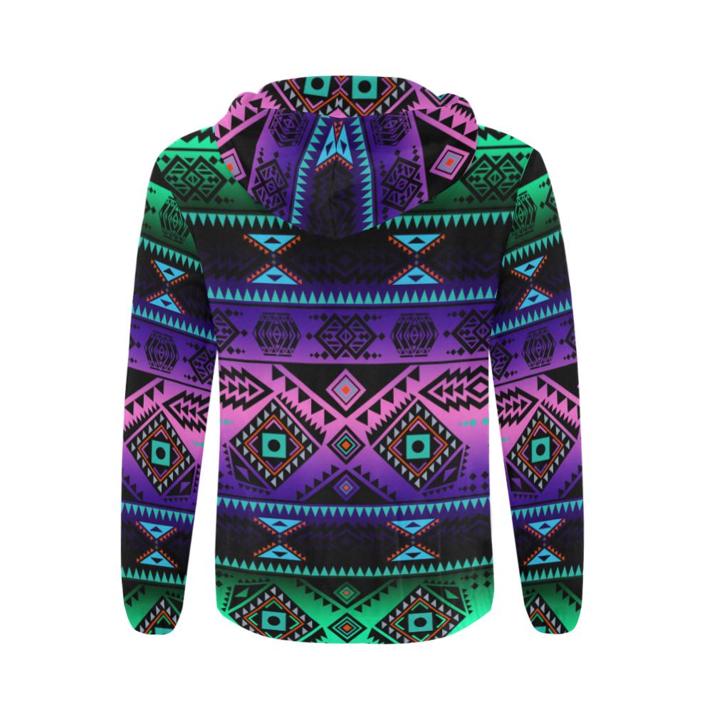 California Coast Sunrise All Over Print Full Zip Hoodie for Men (Model H14) All Over Print Full Zip Hoodie for Men (H14) e-joyer