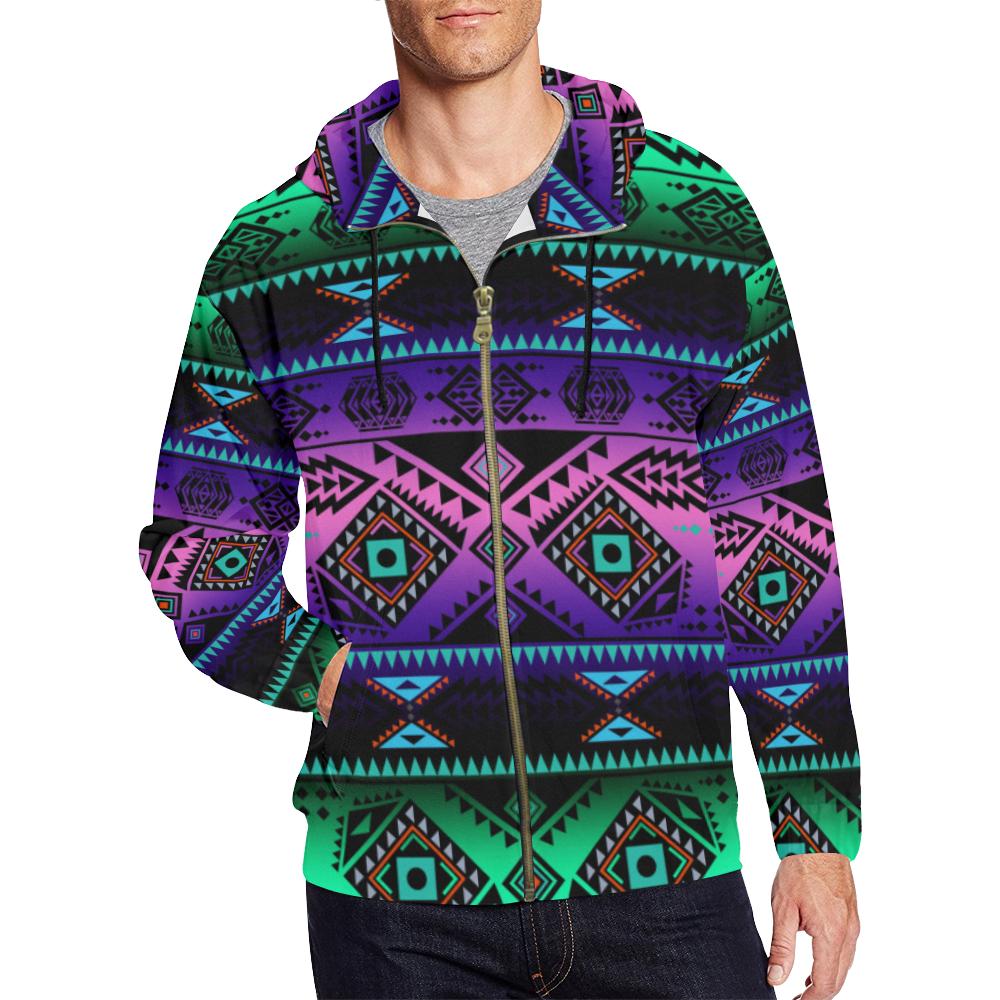 California Coast Men's Zipper Hoodie