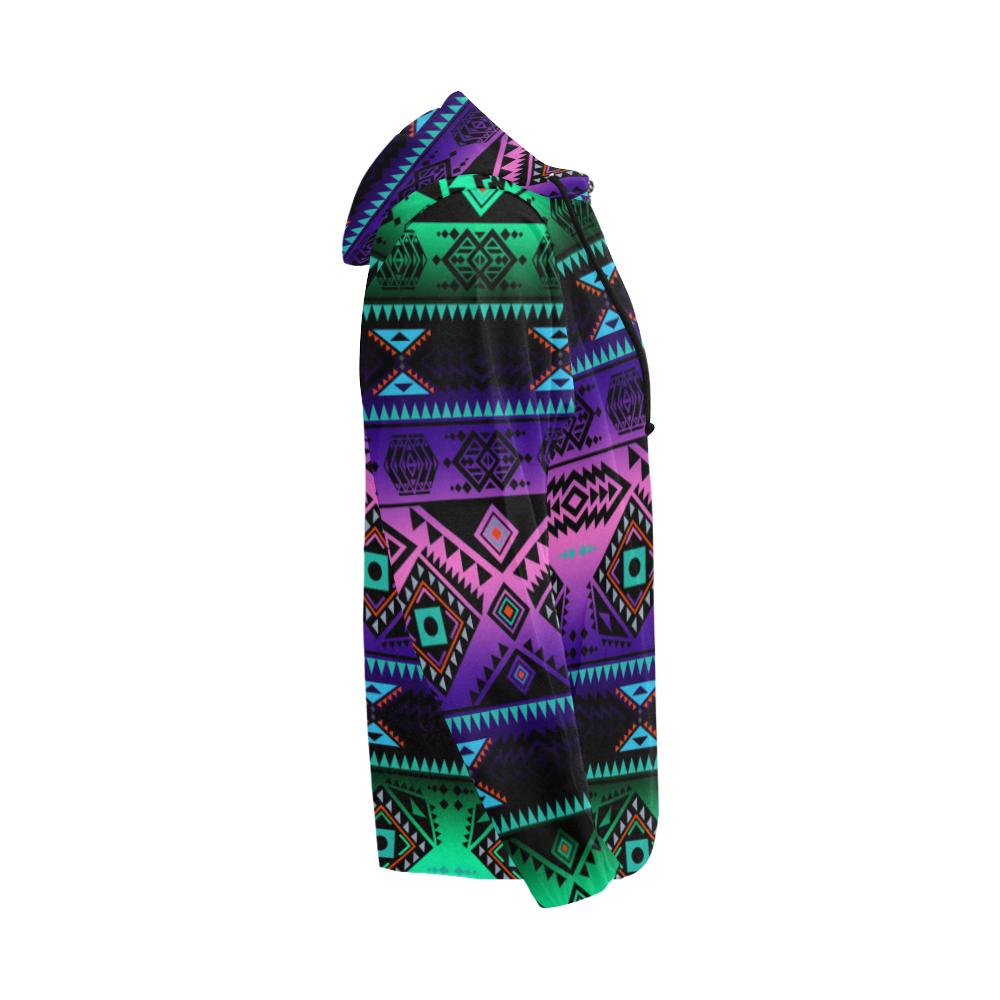 California Coast Sunrise All Over Print Full Zip Hoodie for Men (Model H14) All Over Print Full Zip Hoodie for Men (H14) e-joyer