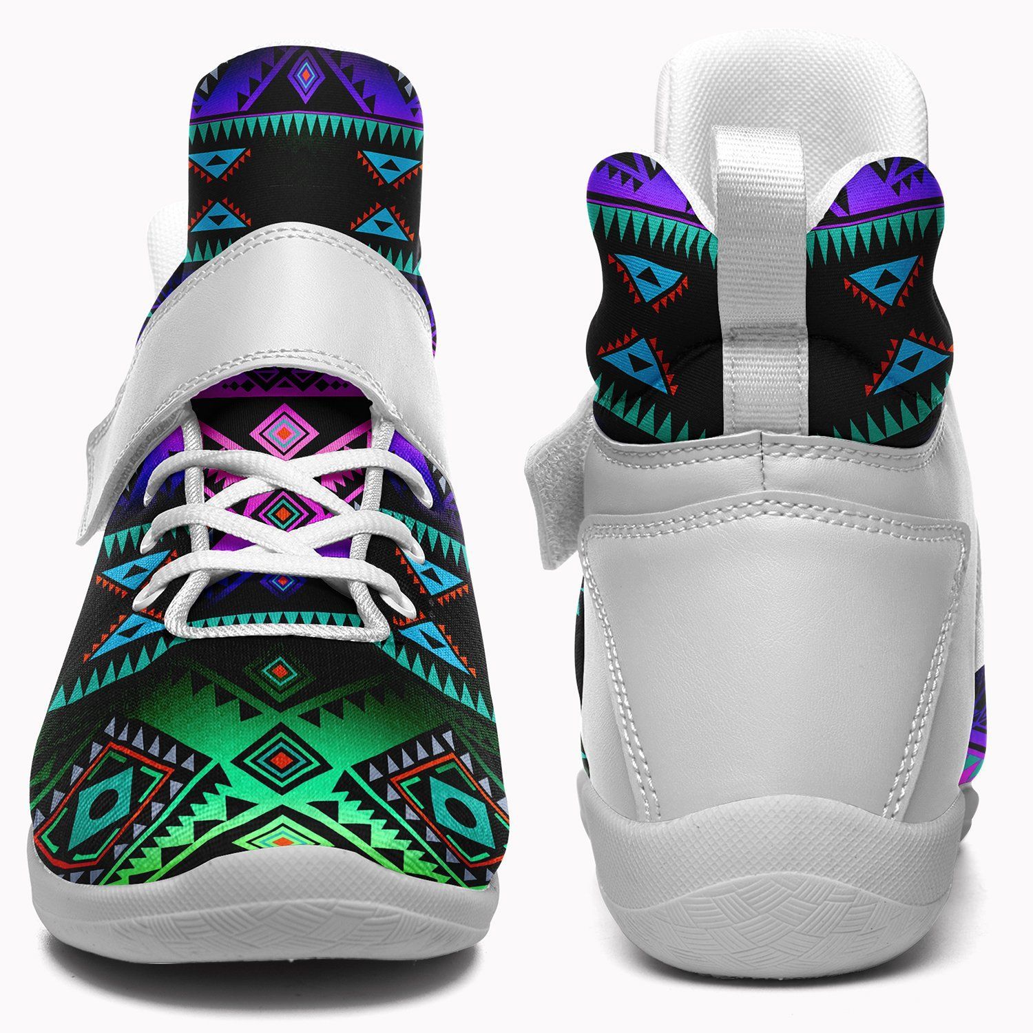 California Coast Sunrise Kid's Ipottaa Basketball / Sport High Top Shoes 49 Dzine