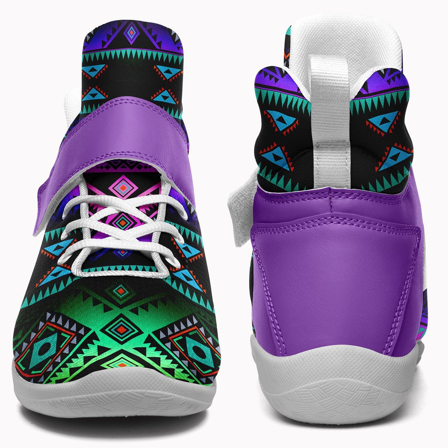 California Coast Sunrise Kid's Ipottaa Basketball / Sport High Top Shoes 49 Dzine