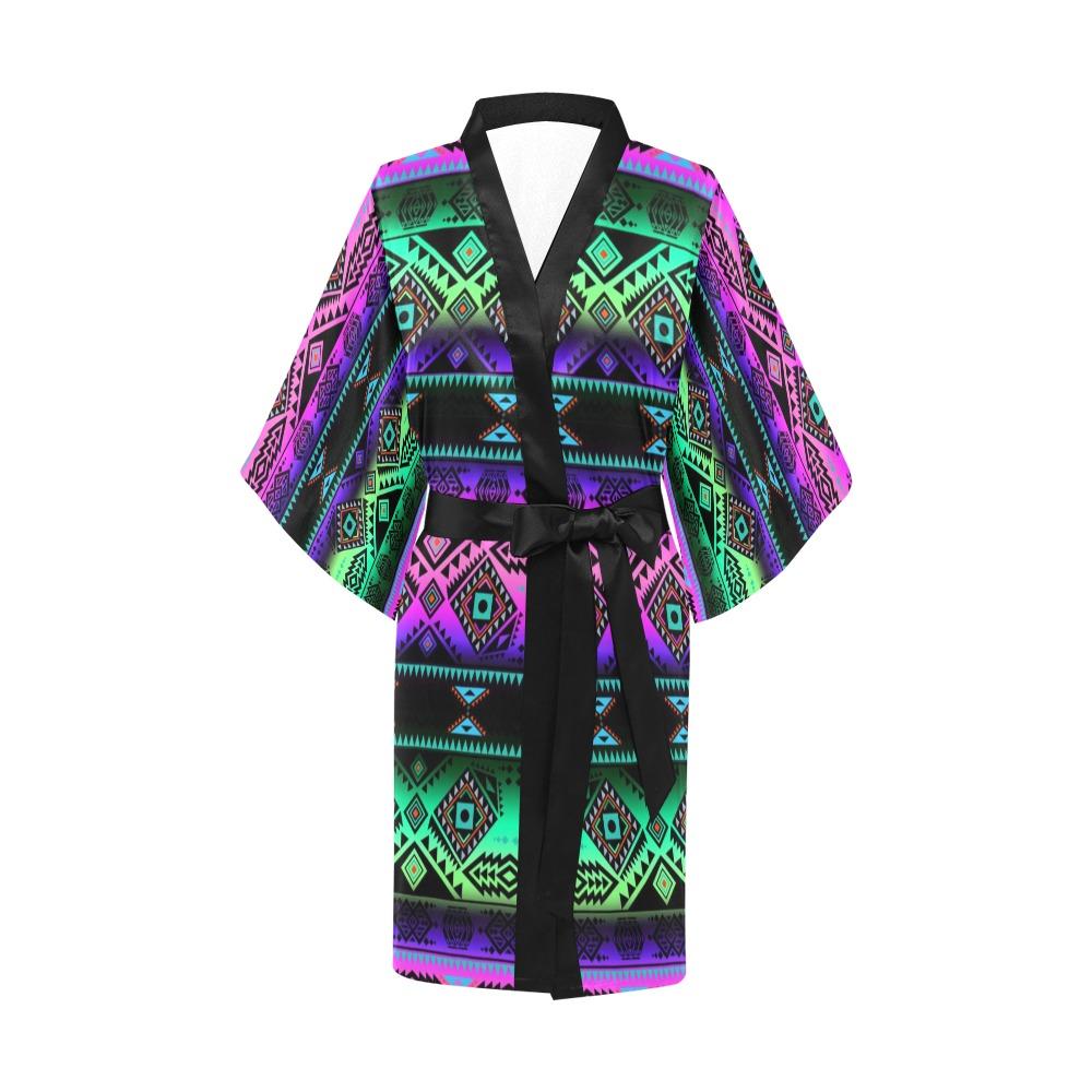 California Coast Sunrise Kimono Robe Artsadd