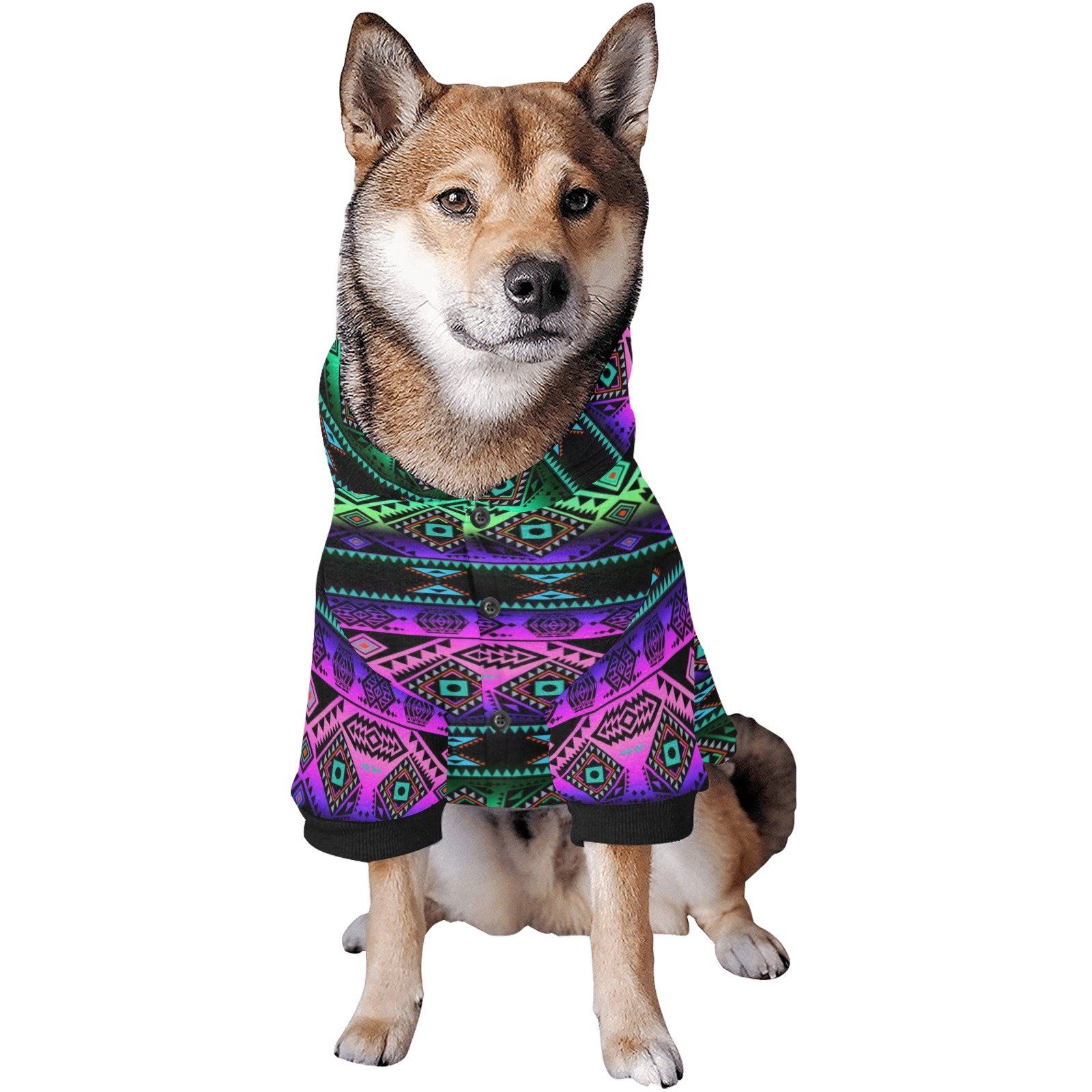 California Coast Sunrise Pet Dog Hoodie Pet Dog Hoodie e-joyer