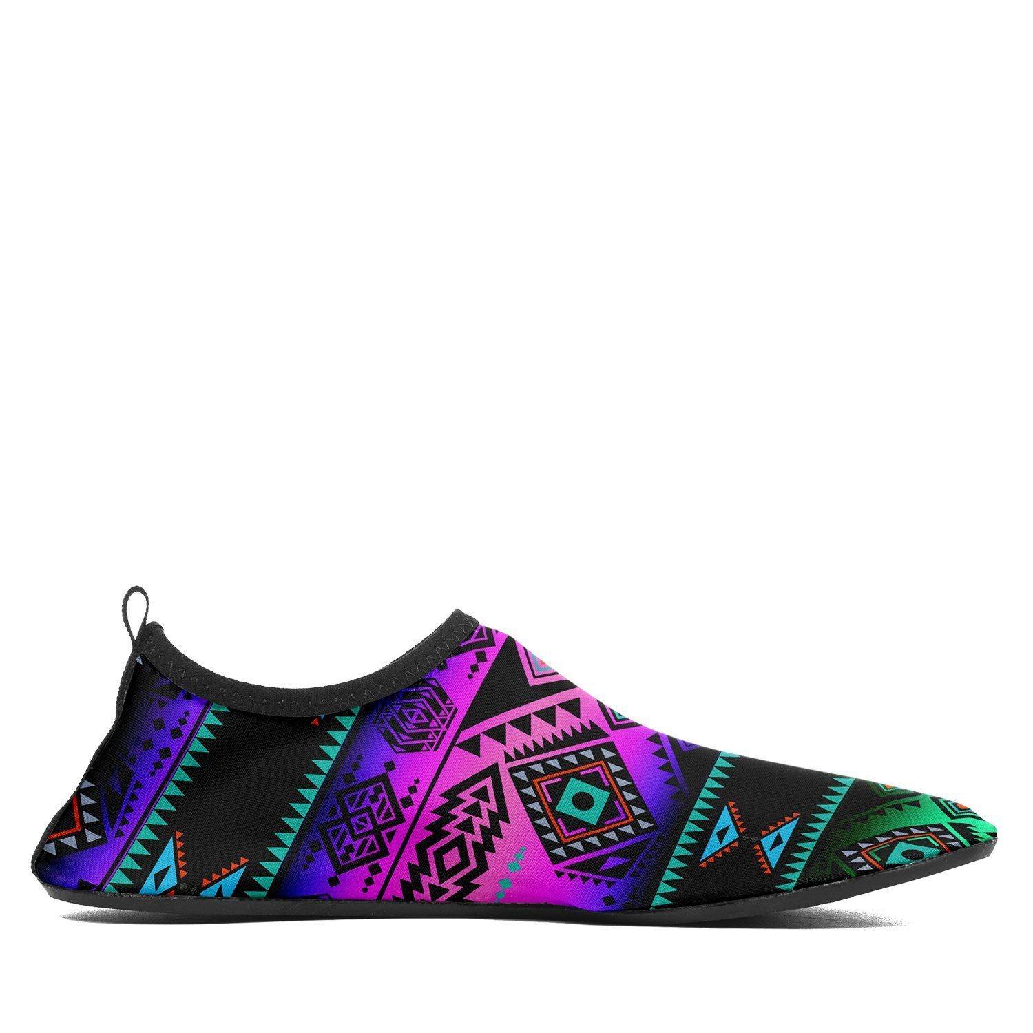 California Coast Sunrise Sockamoccs Kid's Slip On Shoes 49 Dzine
