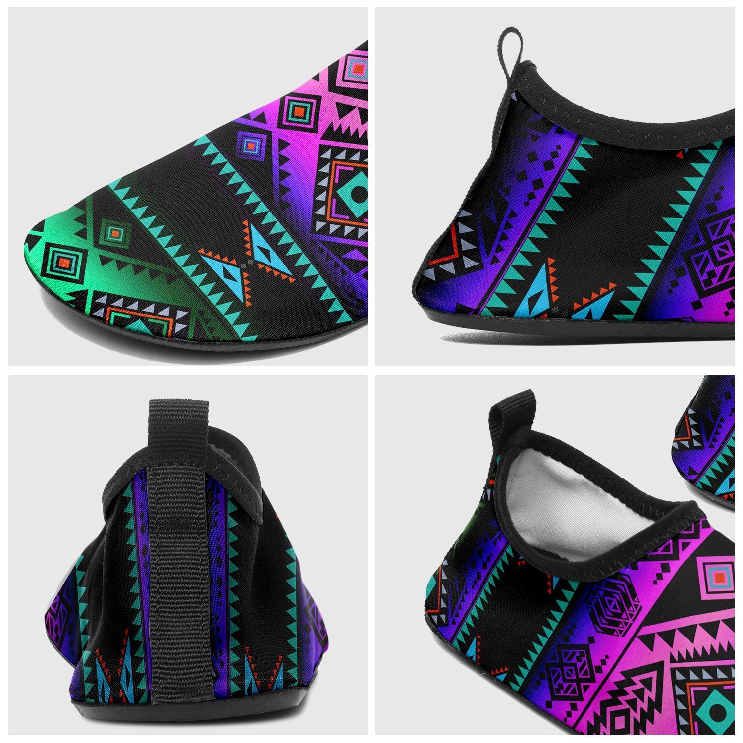 California Coast Sunrise Sockamoccs Kid's Slip On Shoes 49 Dzine