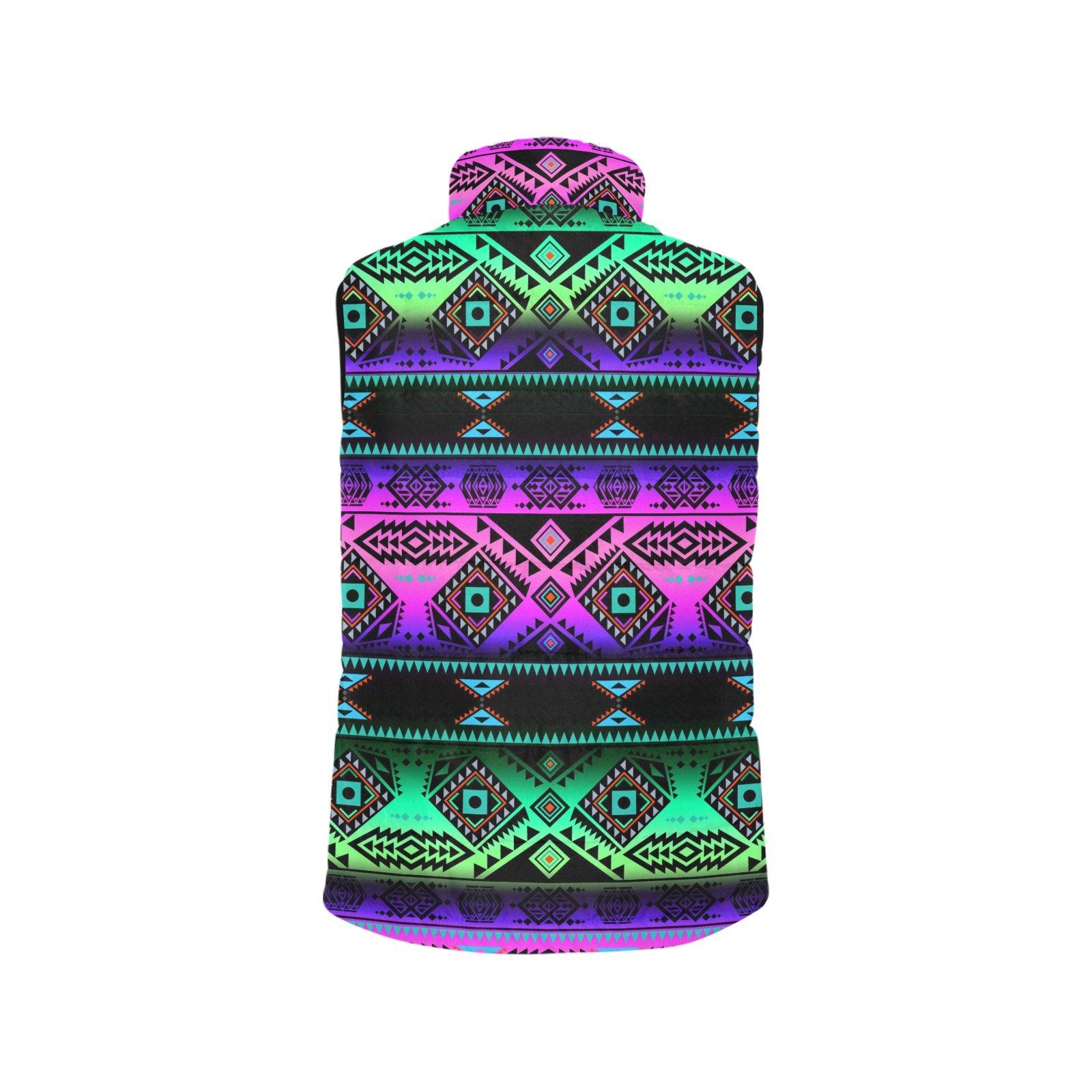 California Coast Sunrise Women's Padded Vest Jacket (Model H44) Women's Padded Vest Jacket (H44) e-joyer