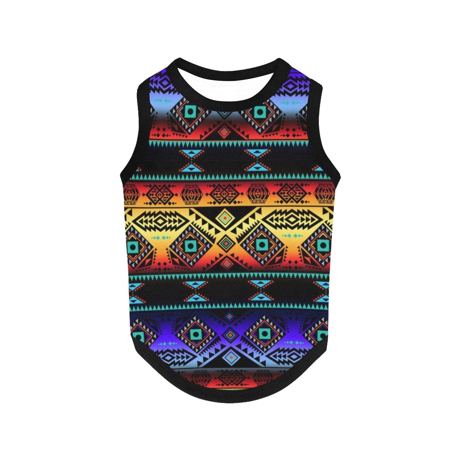 California Coast Sunset All Over Print Pet Tank Top Pet Tank Top e-joyer