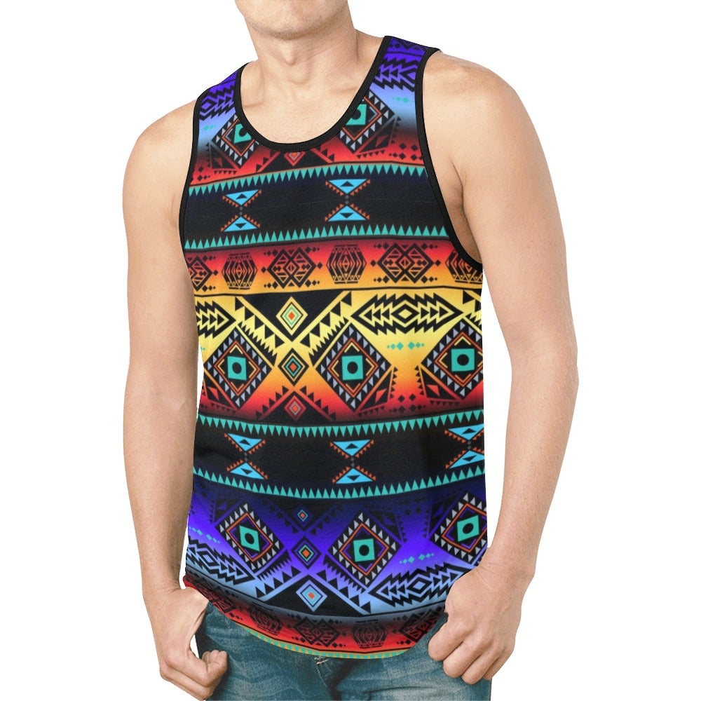 California Coast Sunset New All Over Print Tank Top for Men (Model T46) New All Over Print Tank Top for Men (T46) e-joyer