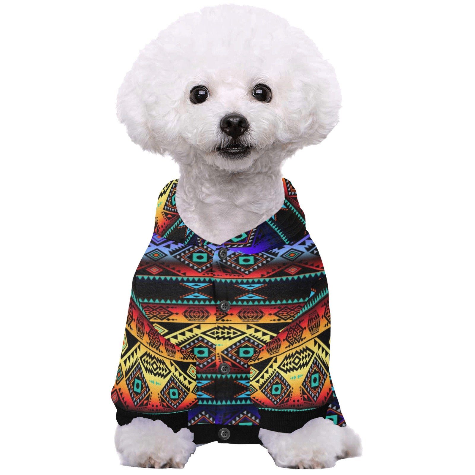 California Coast Sunset Pet Dog Hoodie Pet Dog Hoodie e-joyer