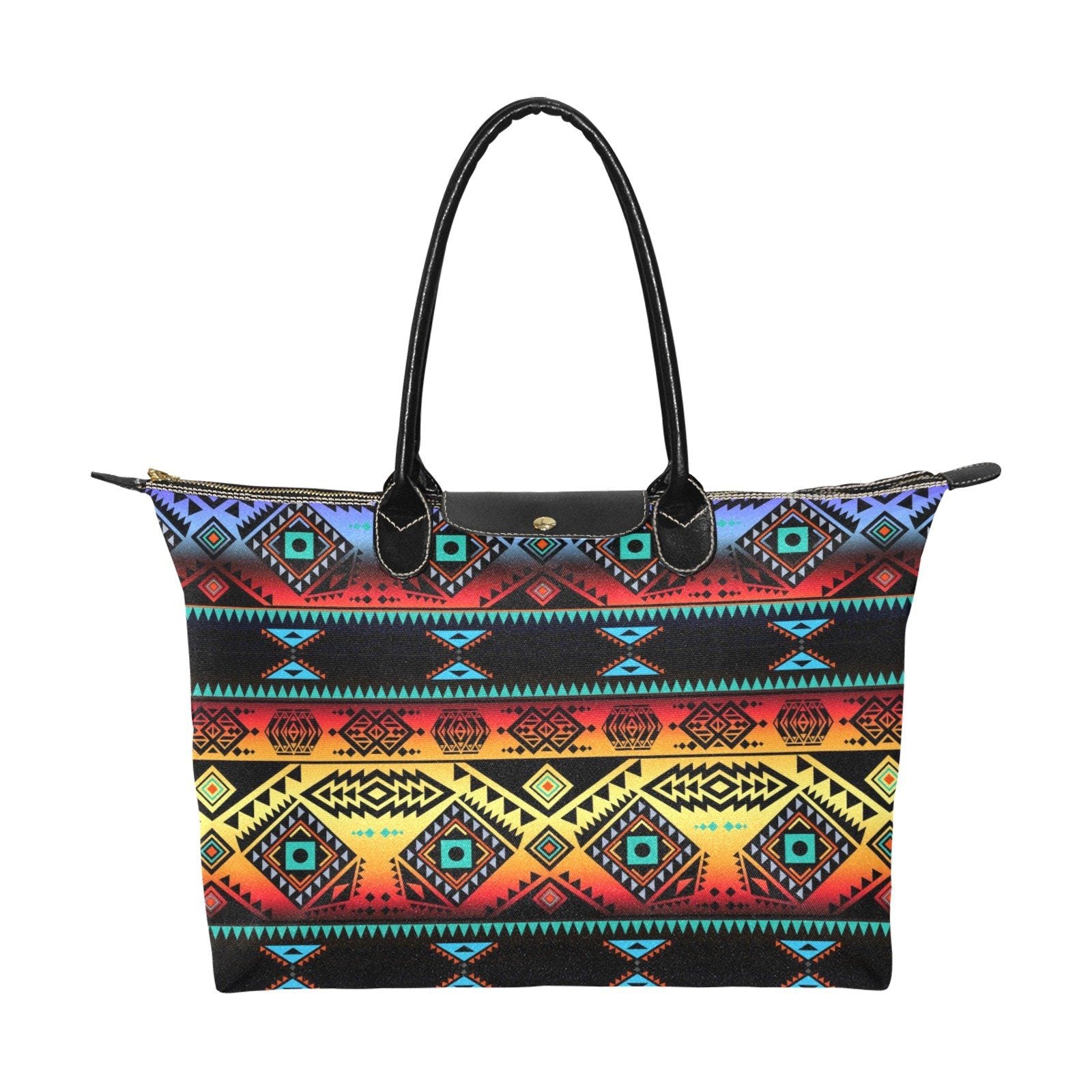 California Coast Sunset Single-Shoulder Lady Handbag (Model 1714) bag e-joyer