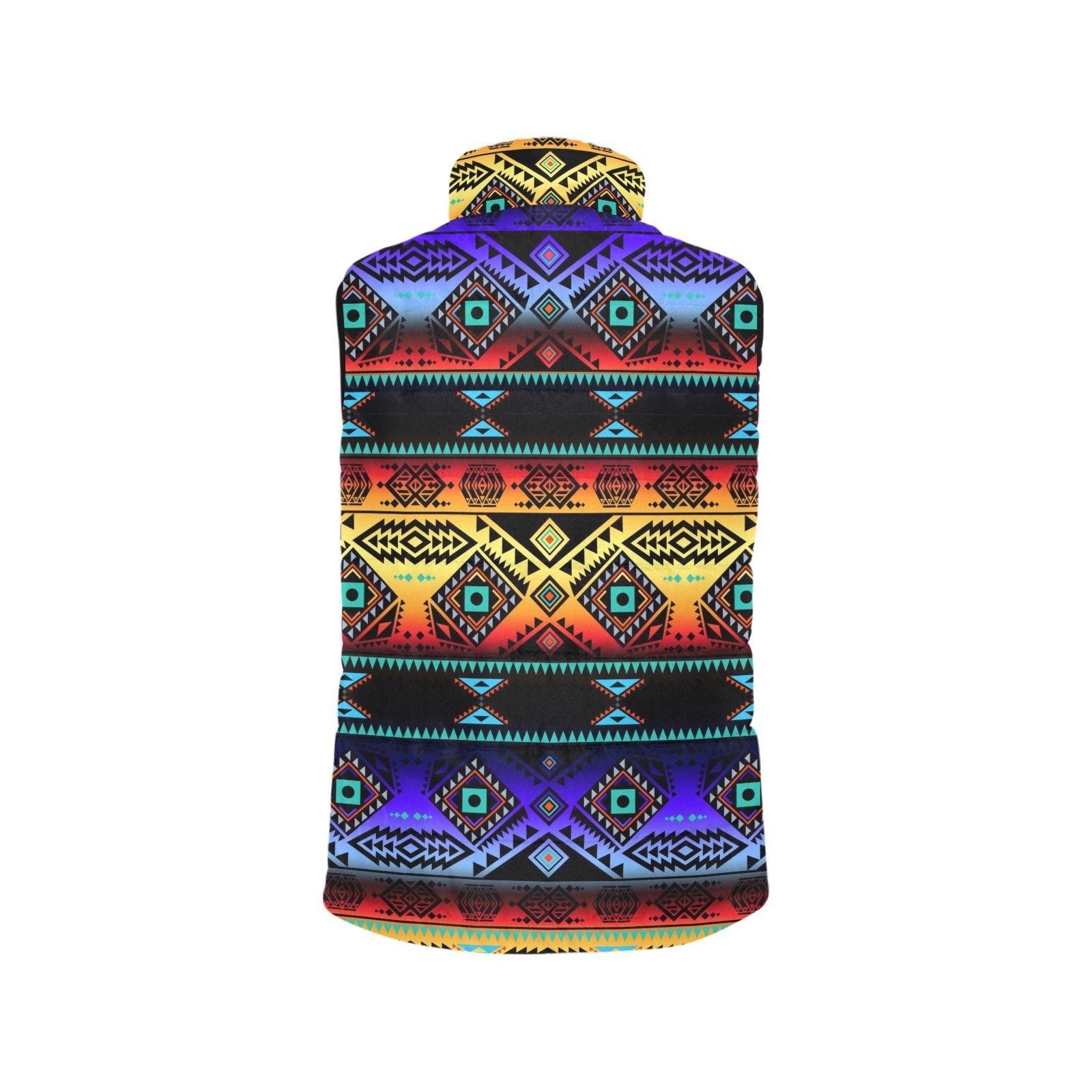 California Coast Sunset Women's Padded Vest Jacket (Model H44) Women's Padded Vest Jacket (H44) e-joyer